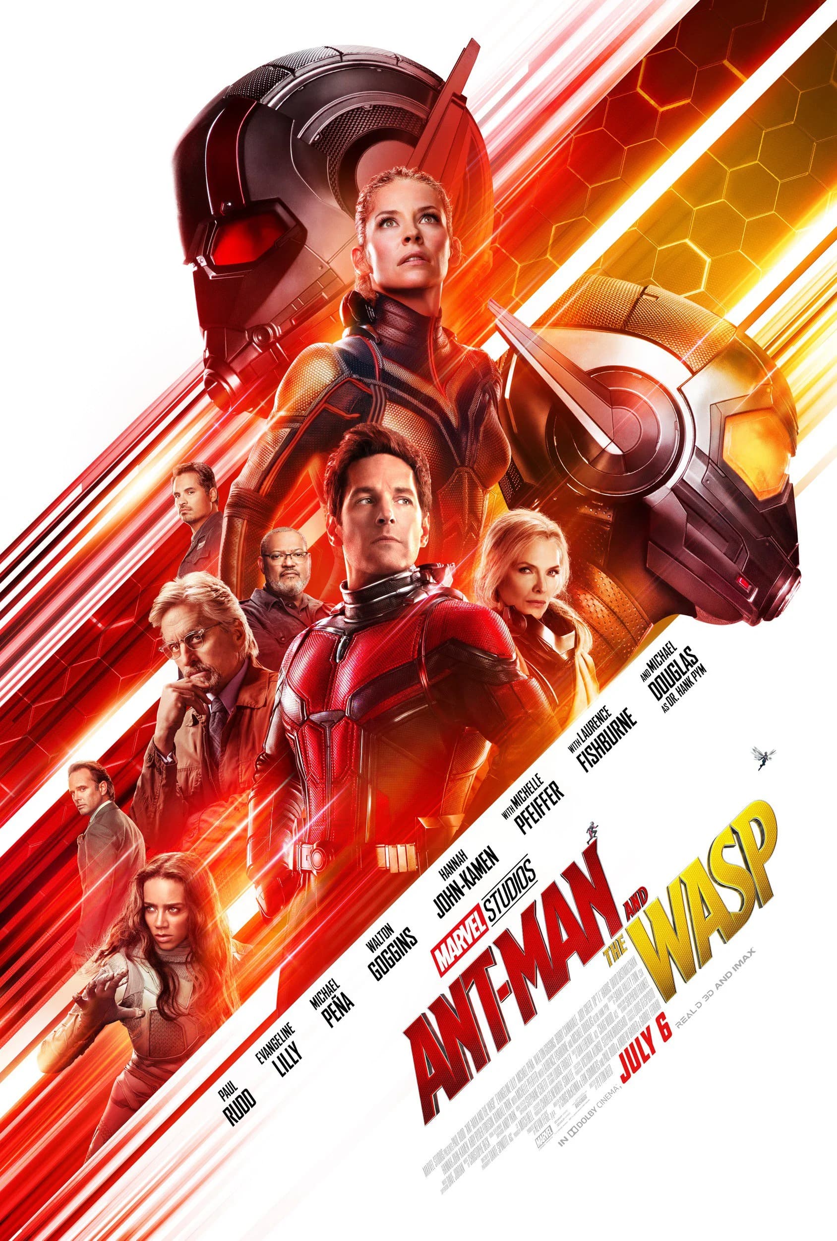 Poster of Ant-Man And The Wasp (2018) Dual Audio {Hindi-English}