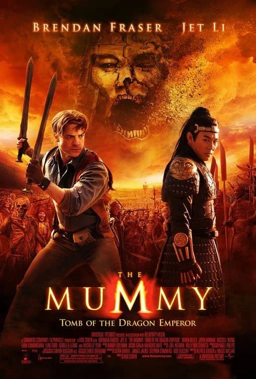Poster of The Mummy Tomb of the Dragon Emperor (2008) [Hindi (ORG 5.1) & English]