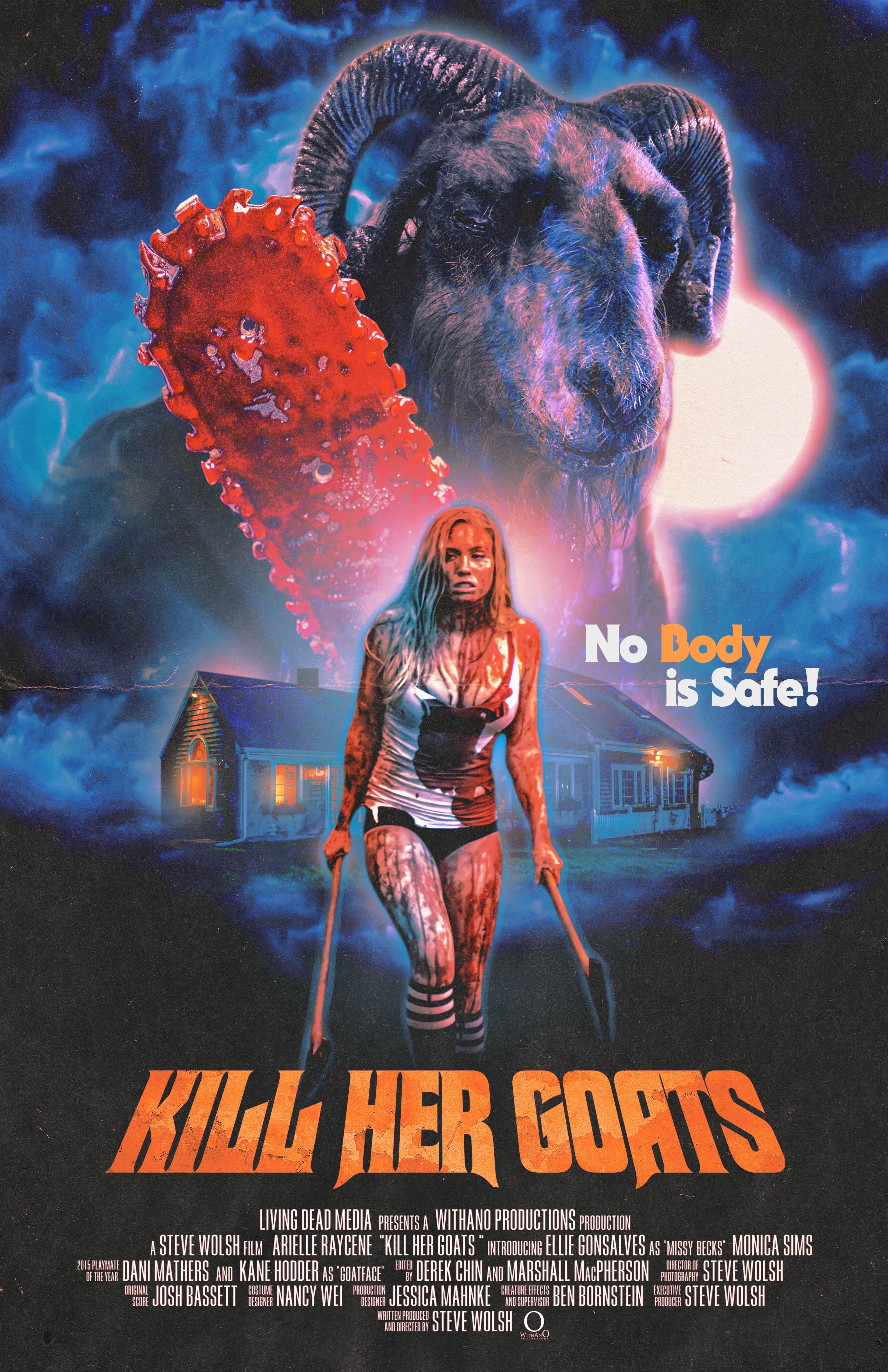 Poster of [18+] Kill Her Goats (2023) BluRay Full Movie (Hindi-English)
