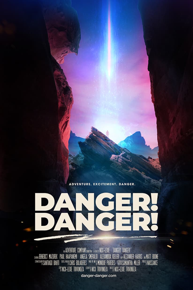 Poster of Danger Danger (2021) BluRay Full Movie (Hindi-English)