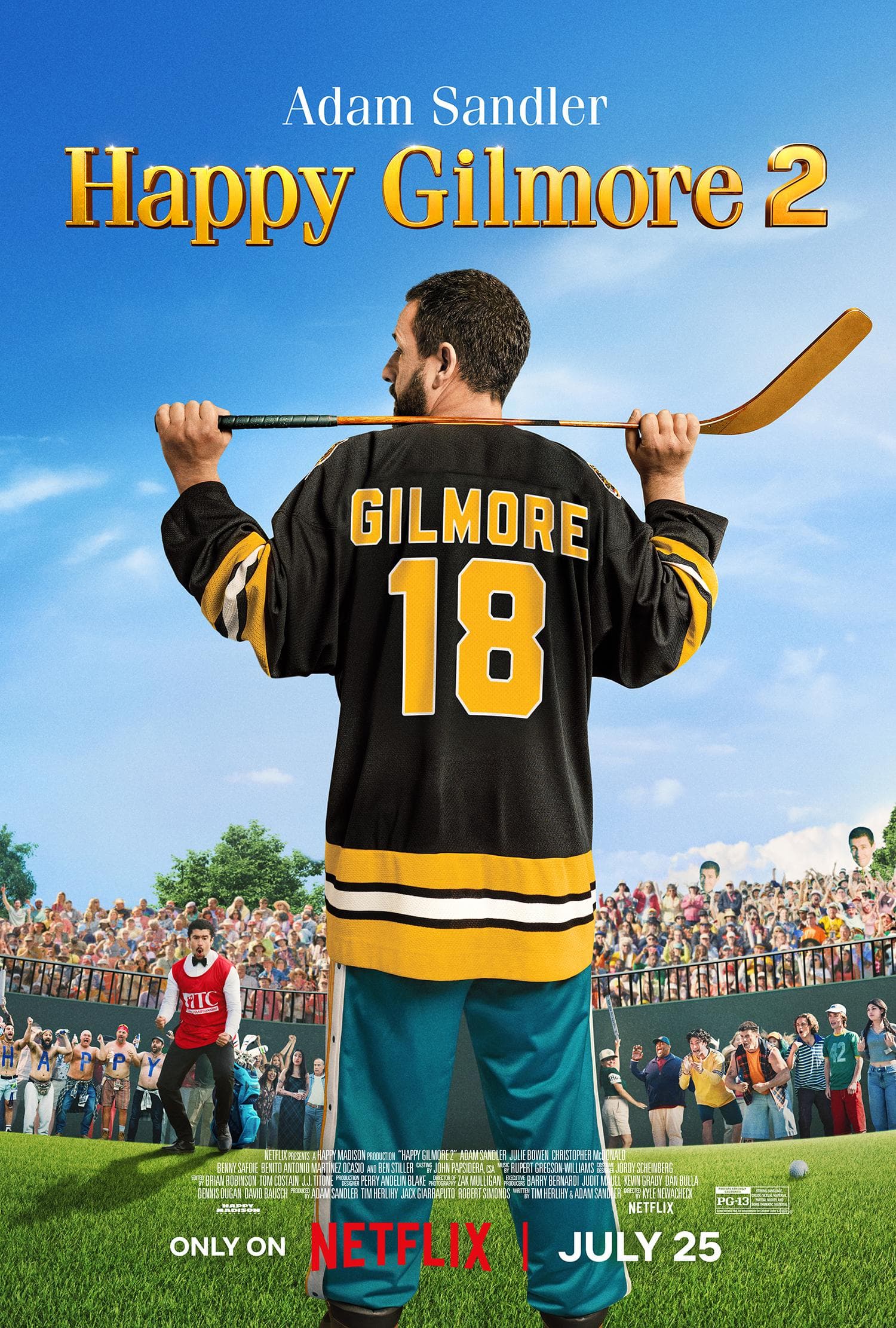 Poster of Happy Gilmore 2 (2025) WEB-DL Full Movie (Hindi-English)