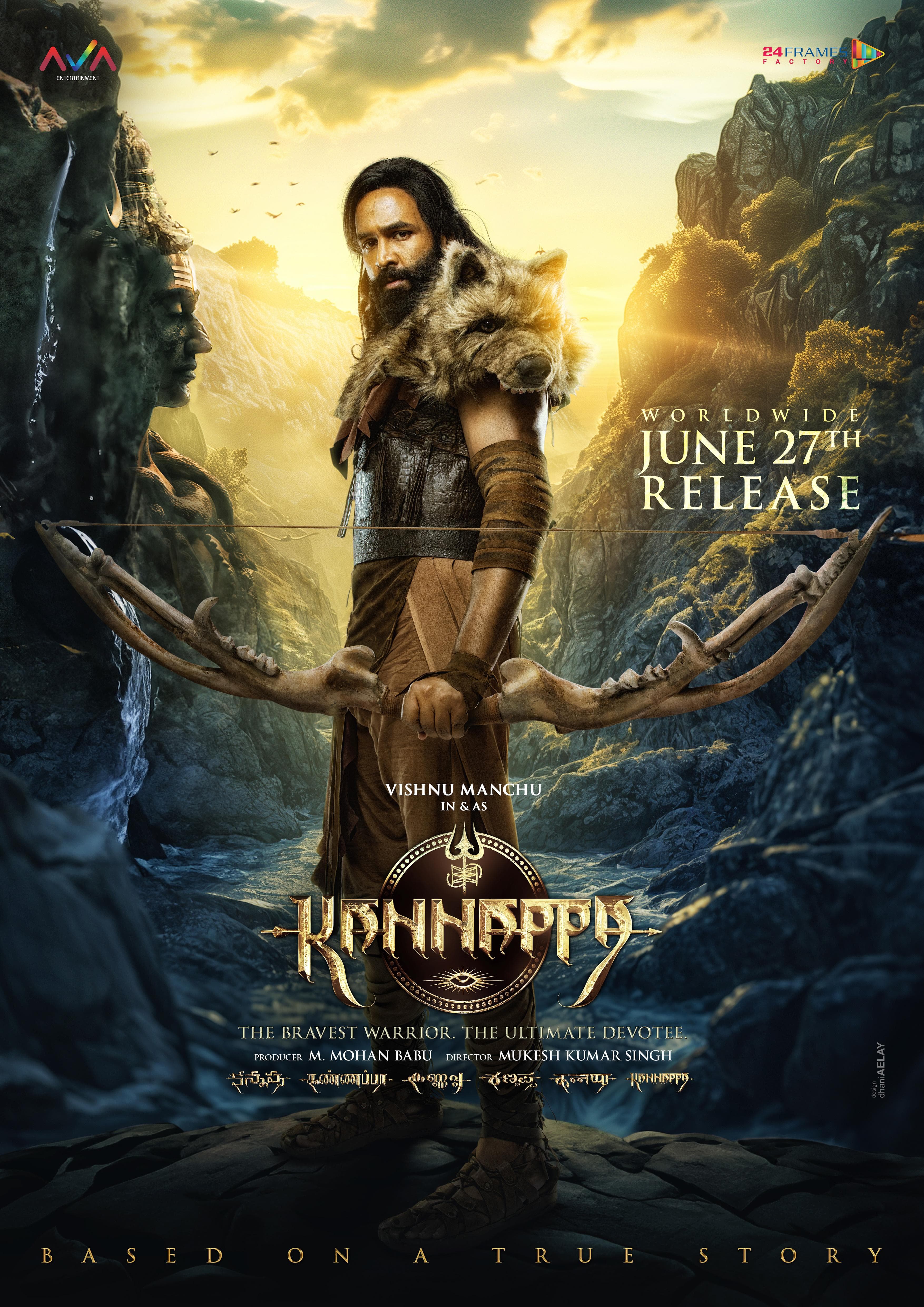 Poster of Kannappa (2025) Hindi Full Movie