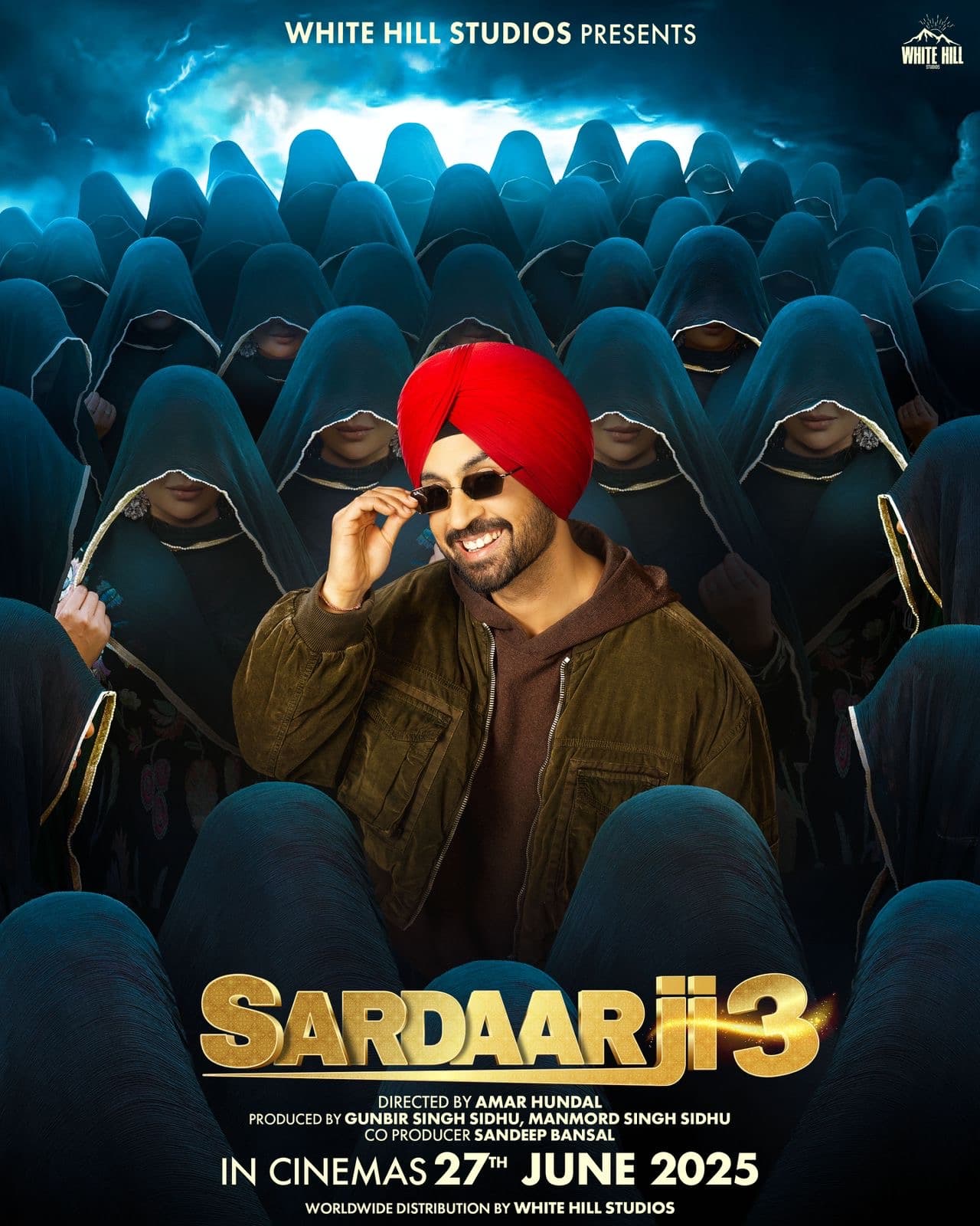 Poster of Sardaarji 3 (2025) CAMRip Punjabi Movie
