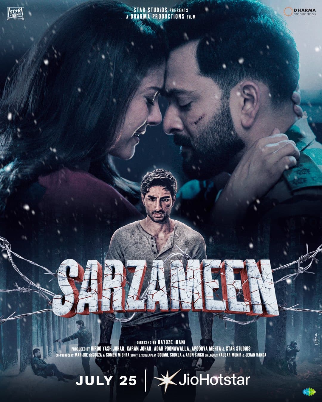 Poster of Sarzameen (2025) Hindi Full Movie