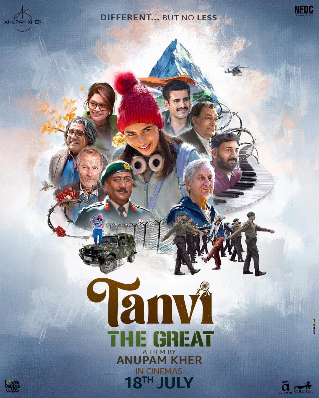 Poster of Tanvi: The Great (2025) HDTC Hindi Full Movie 