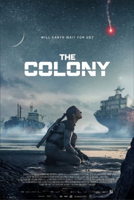 Poster of The Colony (2021) BluRay Full Movie (Hindi-English)