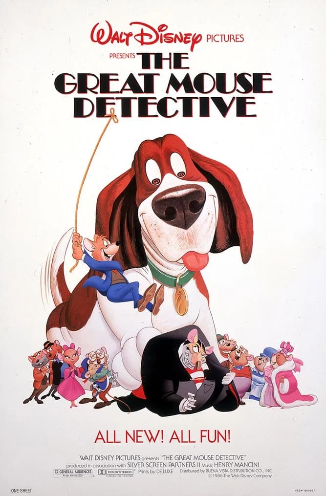 Poster of The Great Mouse Detective (1986)
