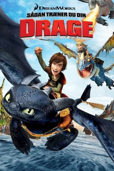 Poster of How to Train Your Dragon (2010) Movie Dual Audio (Hindi-English) 720p & 480p & 1080p