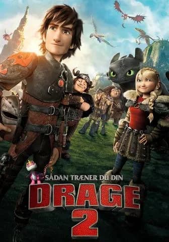 Poster of How to Train Your Dragon 2 (2014) BluRay Dual Audio {Hindi-English} 480p, 720p | 1080p ESub