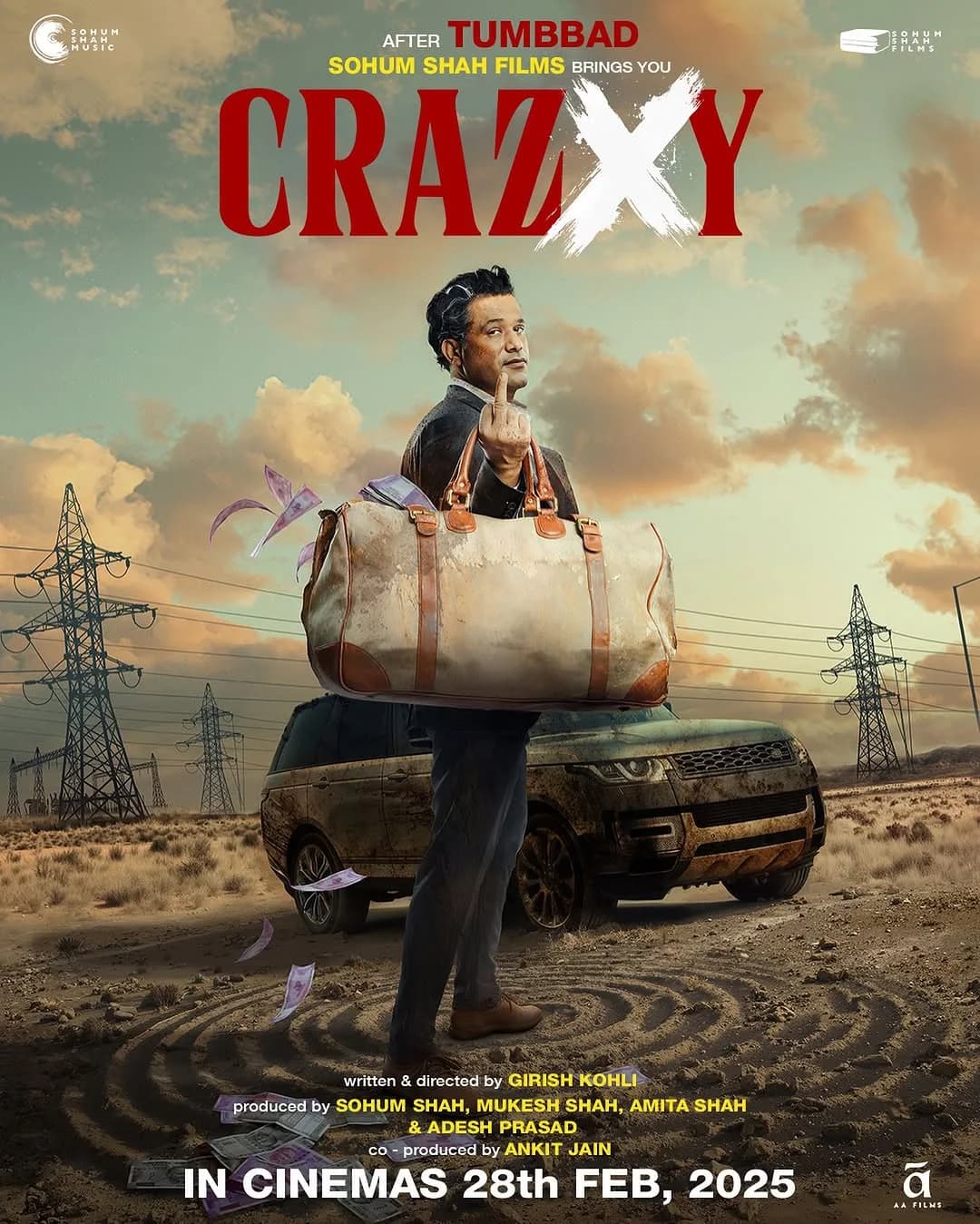 Poster of Crazxy (2025) Hindi HDRip Full Movie