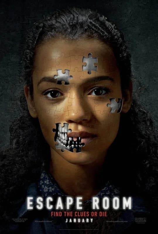 Poster of Escape Room (2019) BluRay [Hindi (ORG 5.1) & English] 1080p 720p Dual Audio [x264]