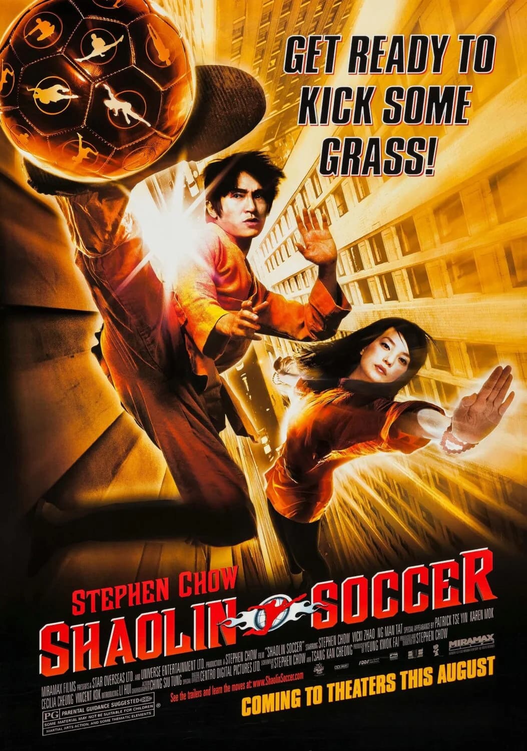 Poster of Shaolin Soccer (2001)1080p 720p 480p Dual Audio [HINDI & CHINESE]