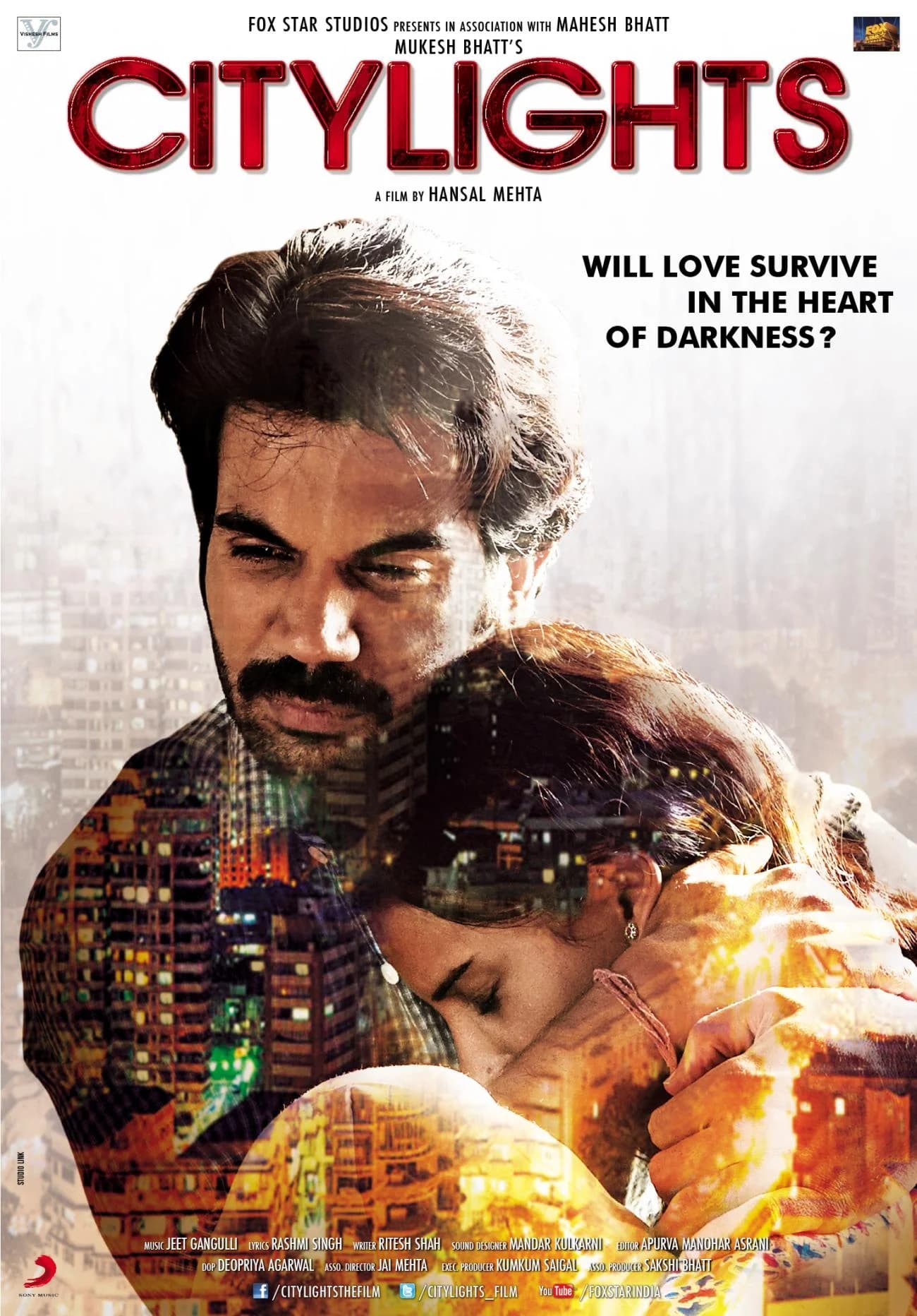Poster of CityLights (2014) Hindi Movie 480p, 720p & 1080p ESub