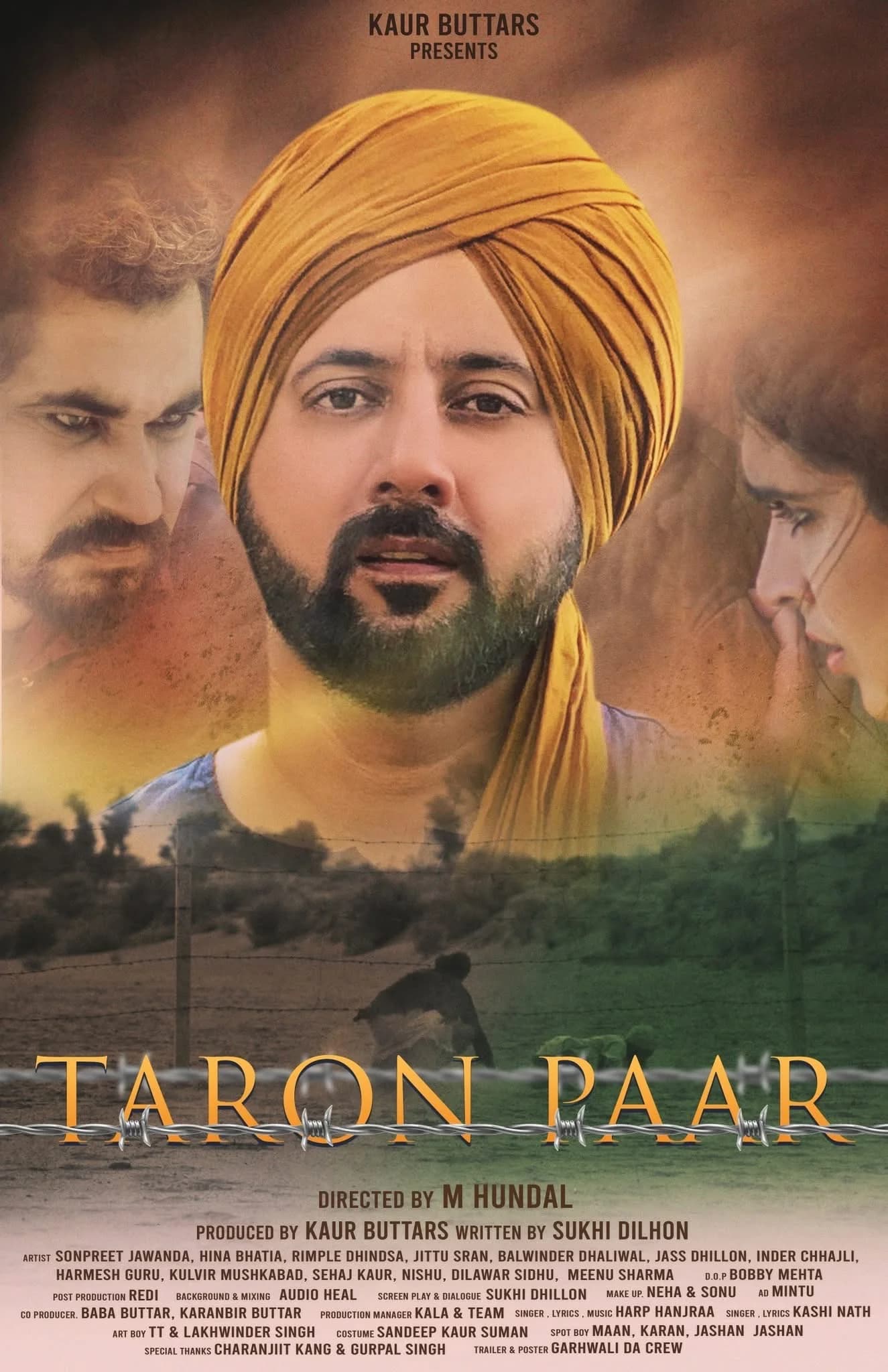 Poster of Taron Paar (2025) Punjabi Full Movie WEB-DL 480p 720p 1080p