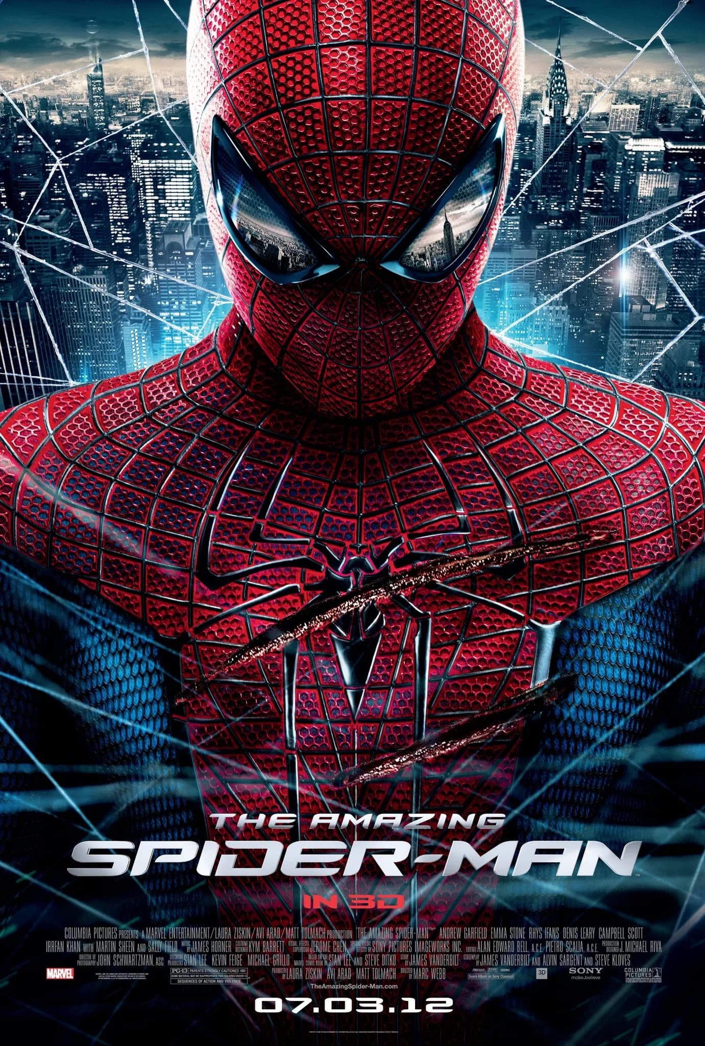 Poster of The Amazing Spider-Man (2012) Dual Audio {Hindi-English}