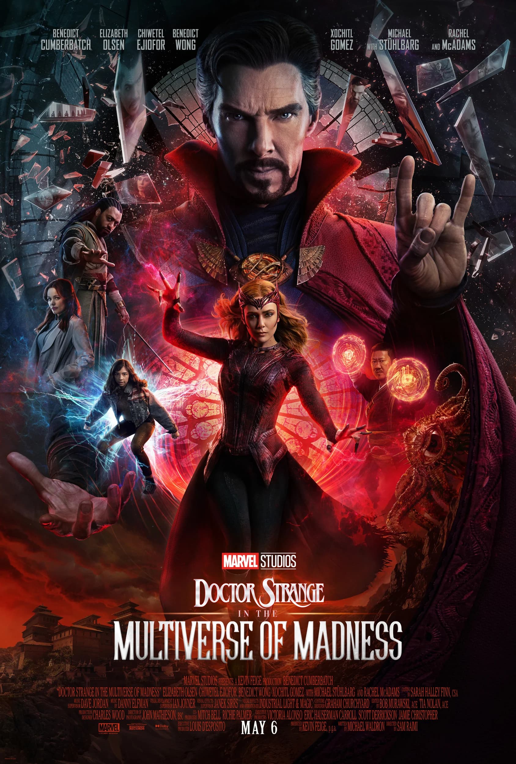 Poster of Doctor Strange in the Multiverse of Madness (2022) English Full Movie
