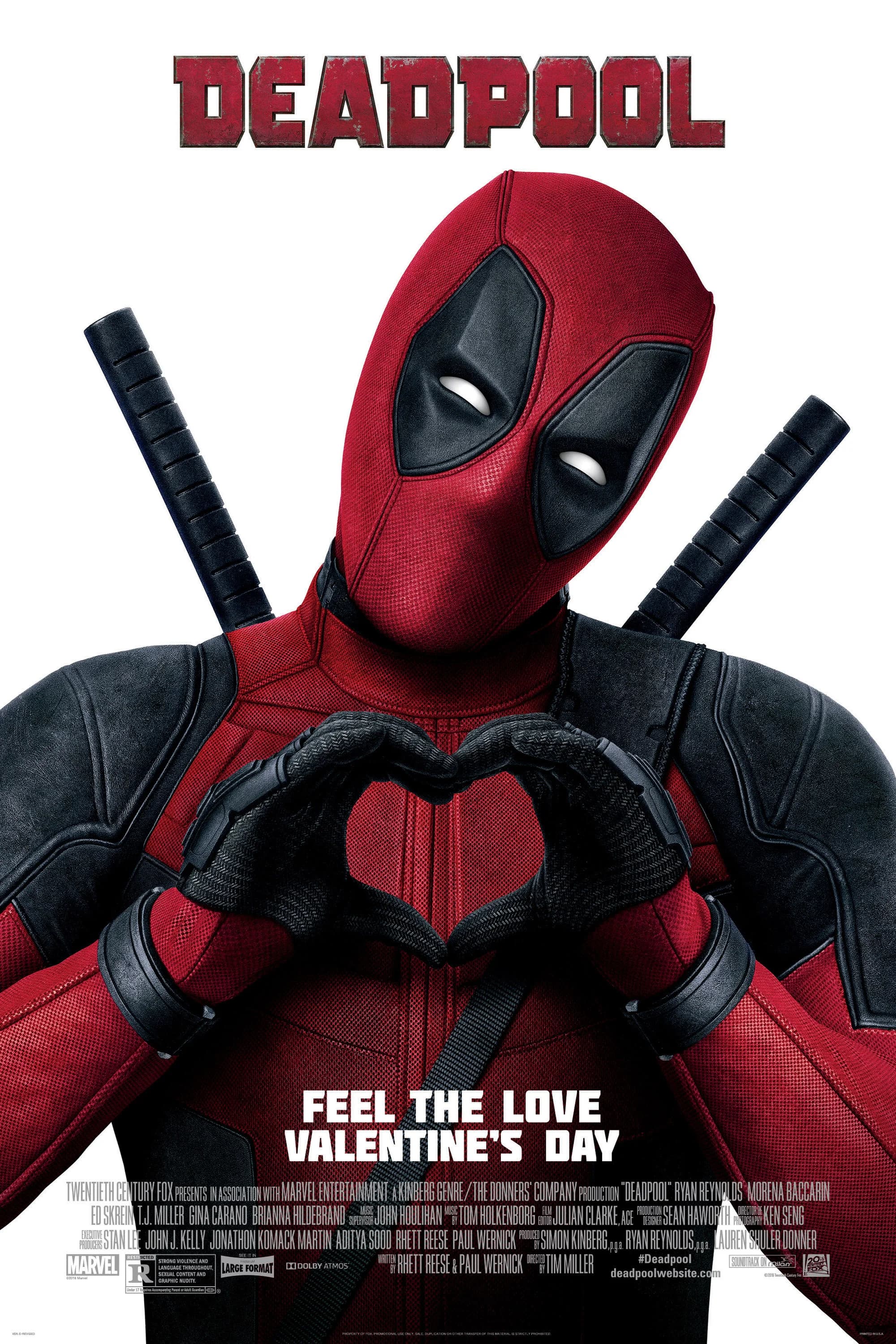 Poster of Deadpool (2016) Dual Audio {Hindi-English}