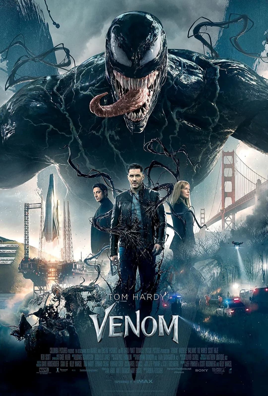 Poster of Venom (2018) Dual Audio {Hindi-English}