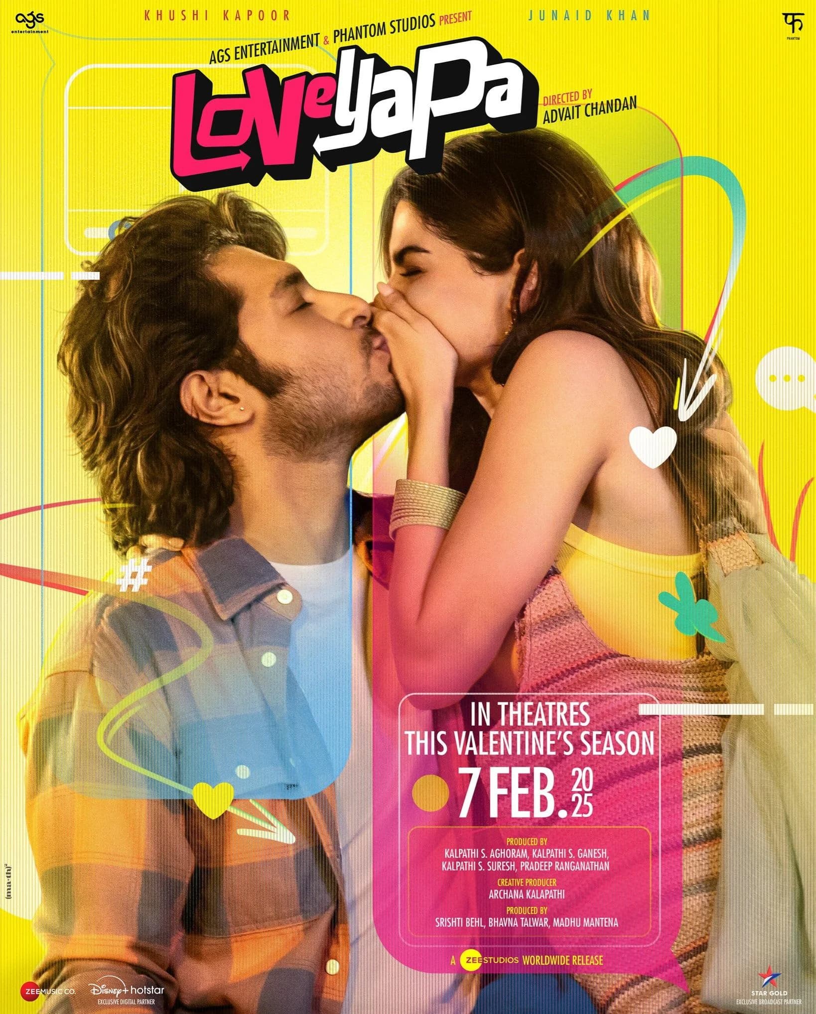 Poster of Loveyapa (2025) Hindi WEB-DL 2160p 1080p 720p & 480p