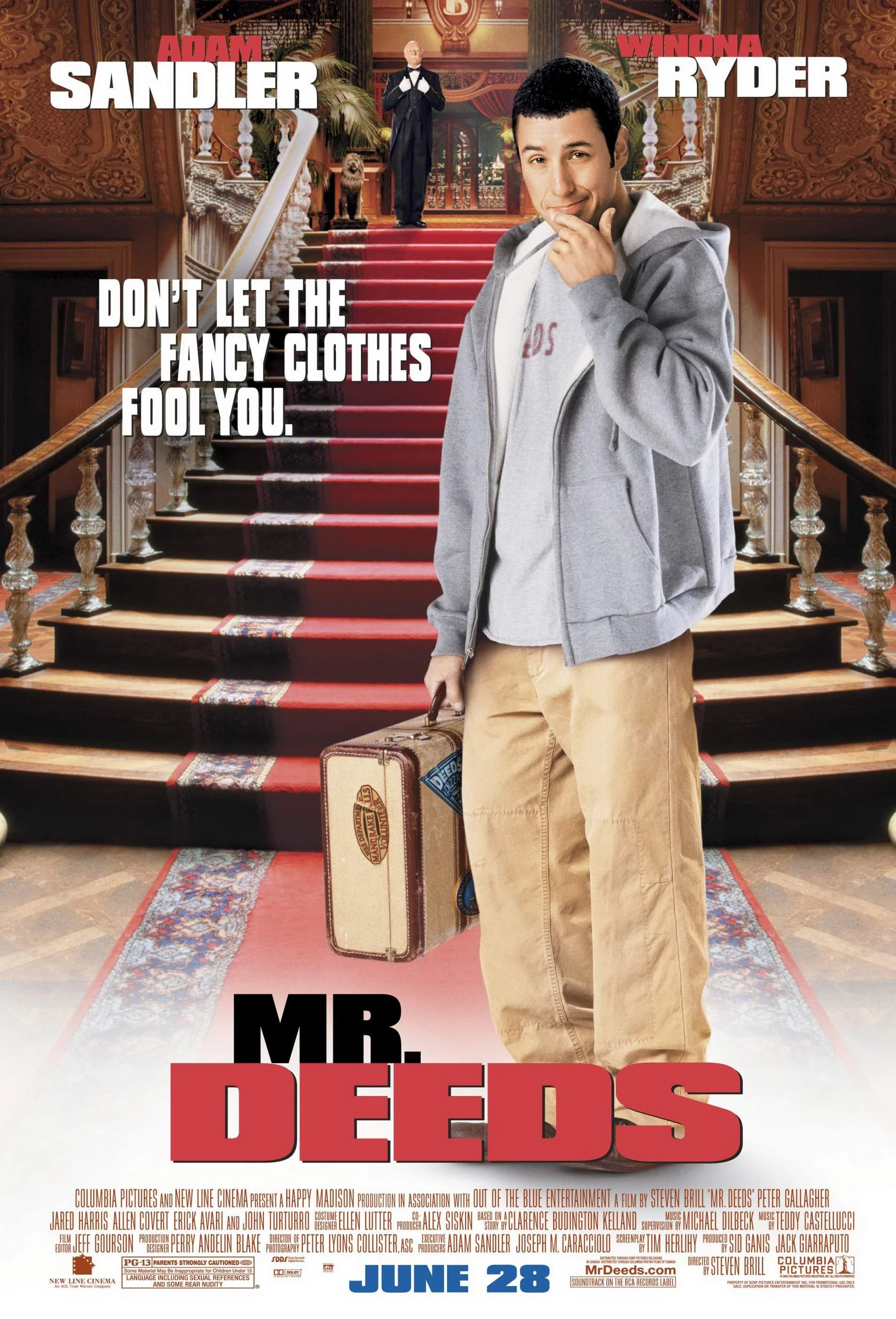Poster of Mr. Deeds (2002) 1080p 720p 480p Dual Audio [HINDI & ENGLISH]