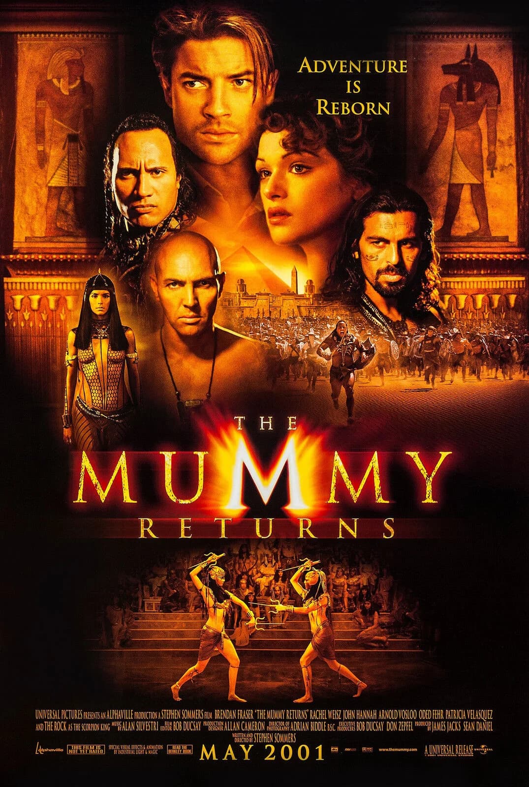 Poster of The Mummy Returns (2001) [Hindi (ORG 5.1) & English]