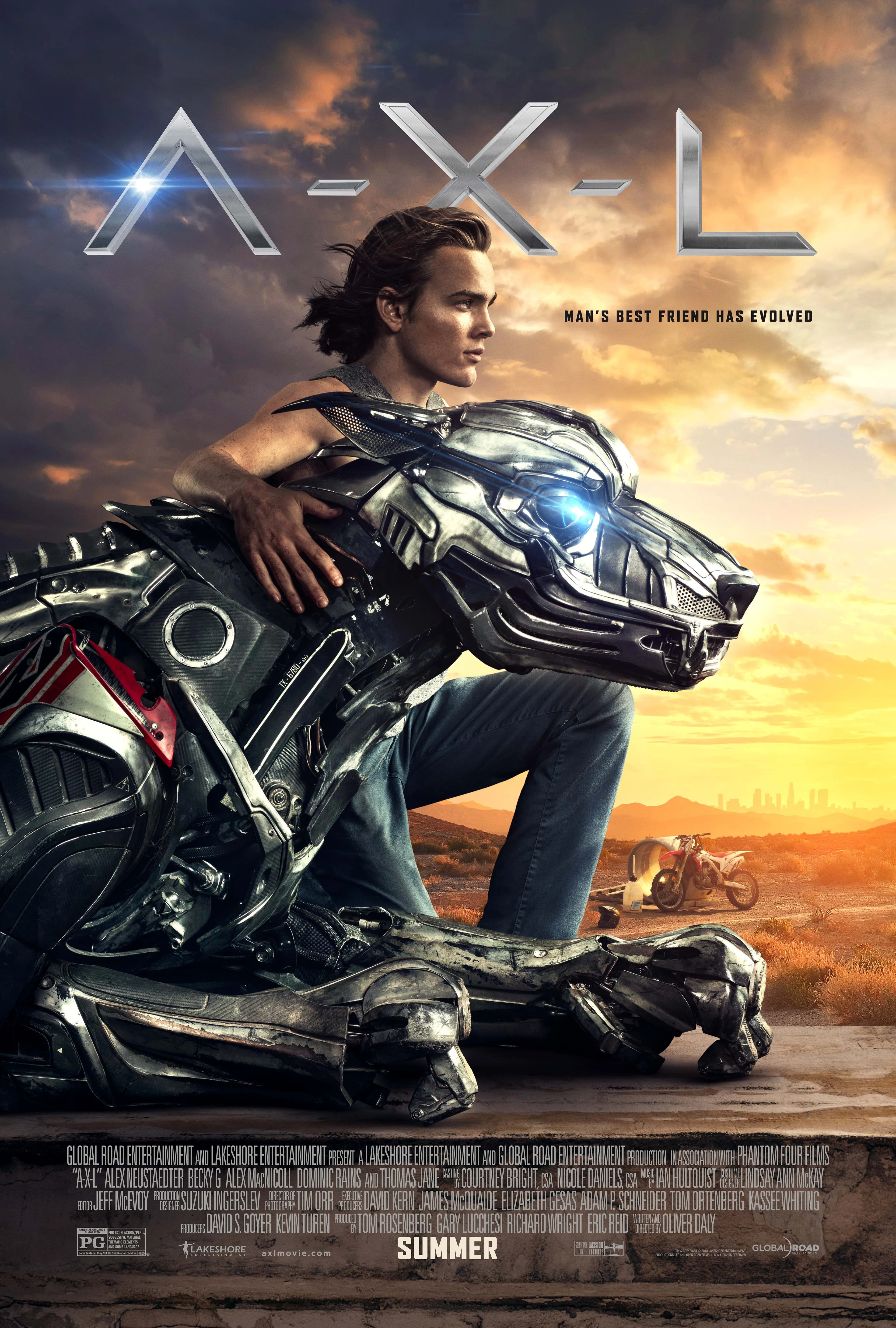 Poster of A-X-L (2018) [Hindi (ORG 5.1) & English]