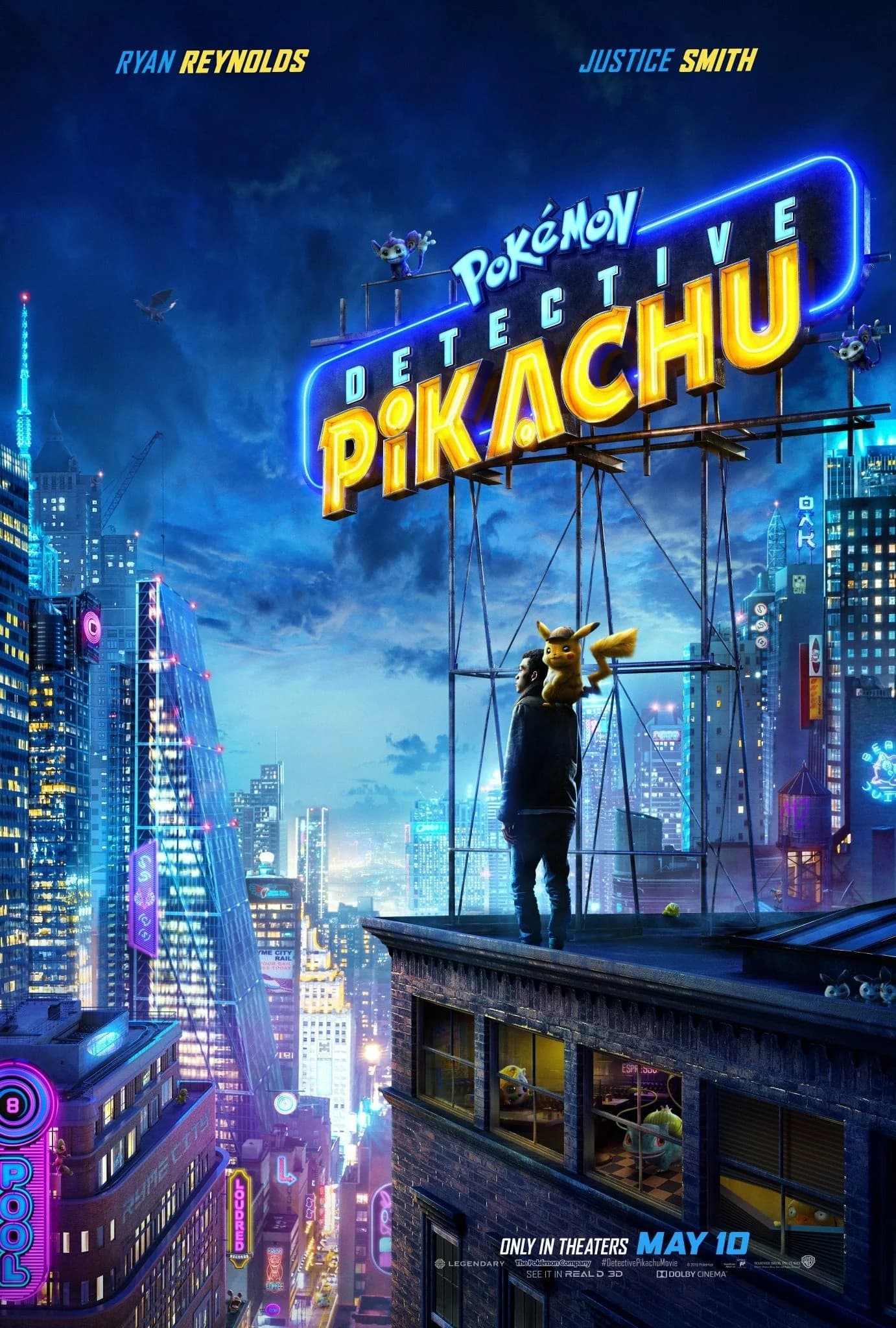 Poster of Pokémon Detective Pikachu (2019) [Hindi (ORG 5.1) & English]