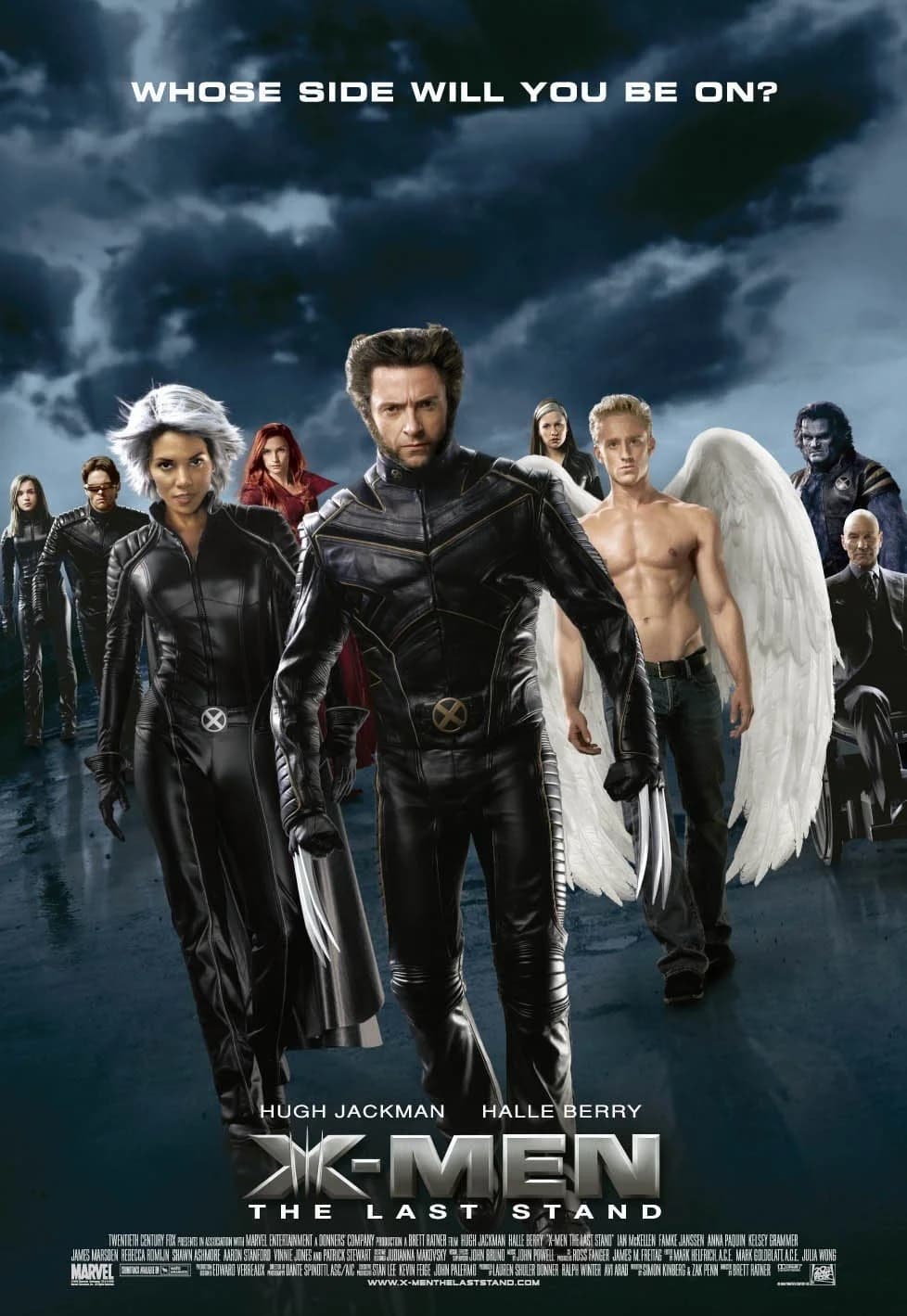 Poster of X-Men 3: The Last Stand (2006) Dual Audio {Hindi-English}