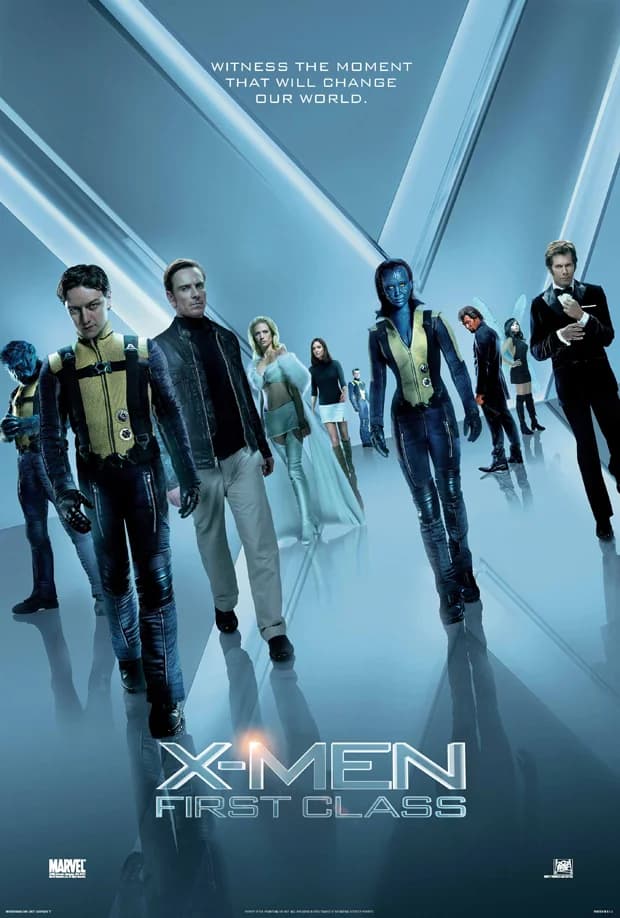 Poster of X-Men 5: First Class (2011) Dual Audio {Hindi-English}