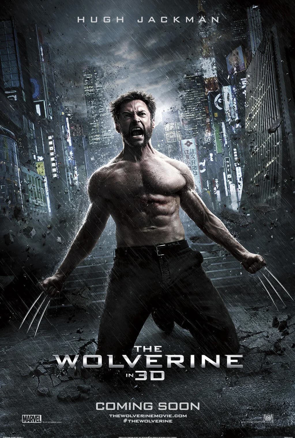 Poster of The Wolverine (2013) Dual Audio [Hindi-English]