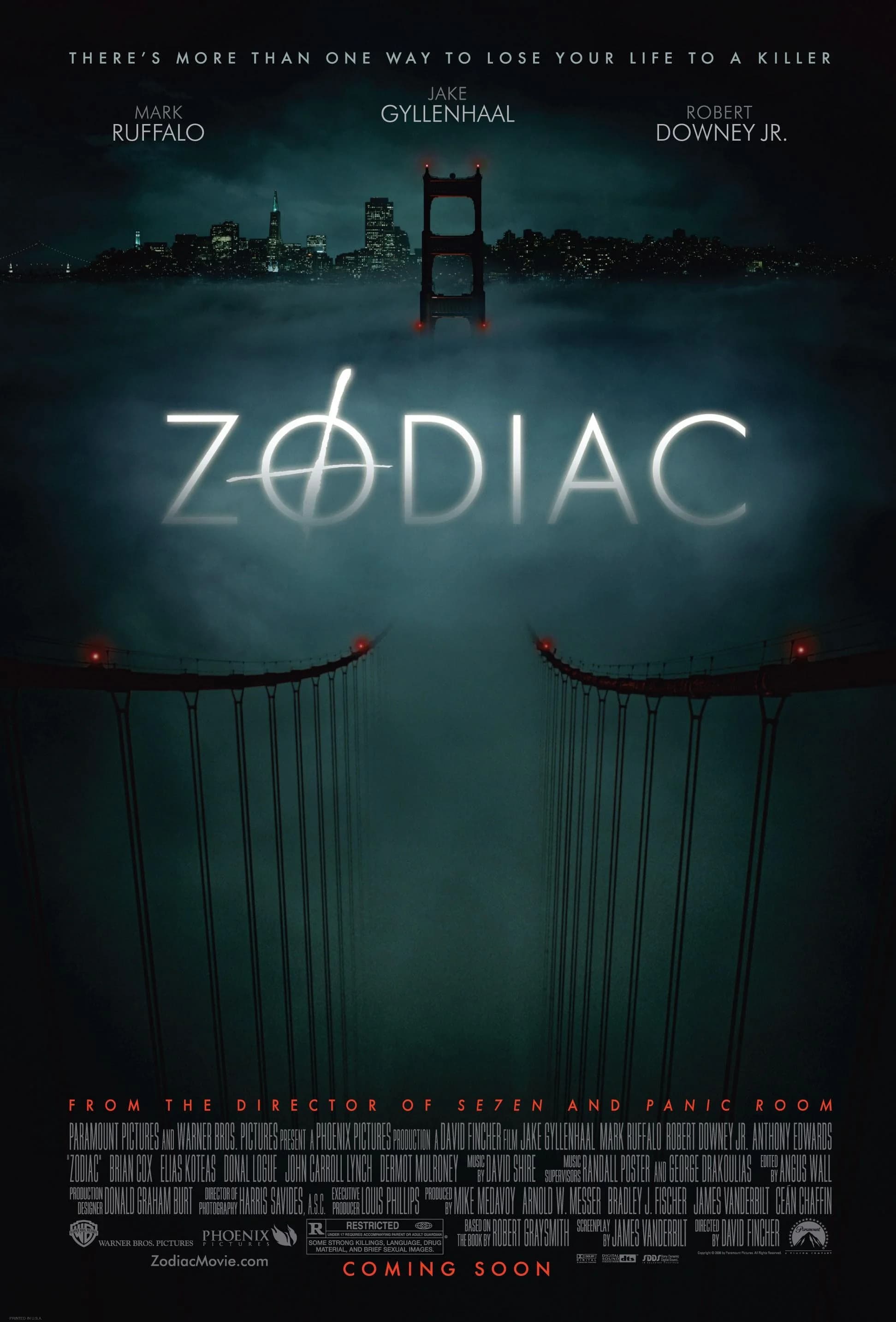 Poster of Zodiac (2007) [Hindi (ORG 5.1) & English] 