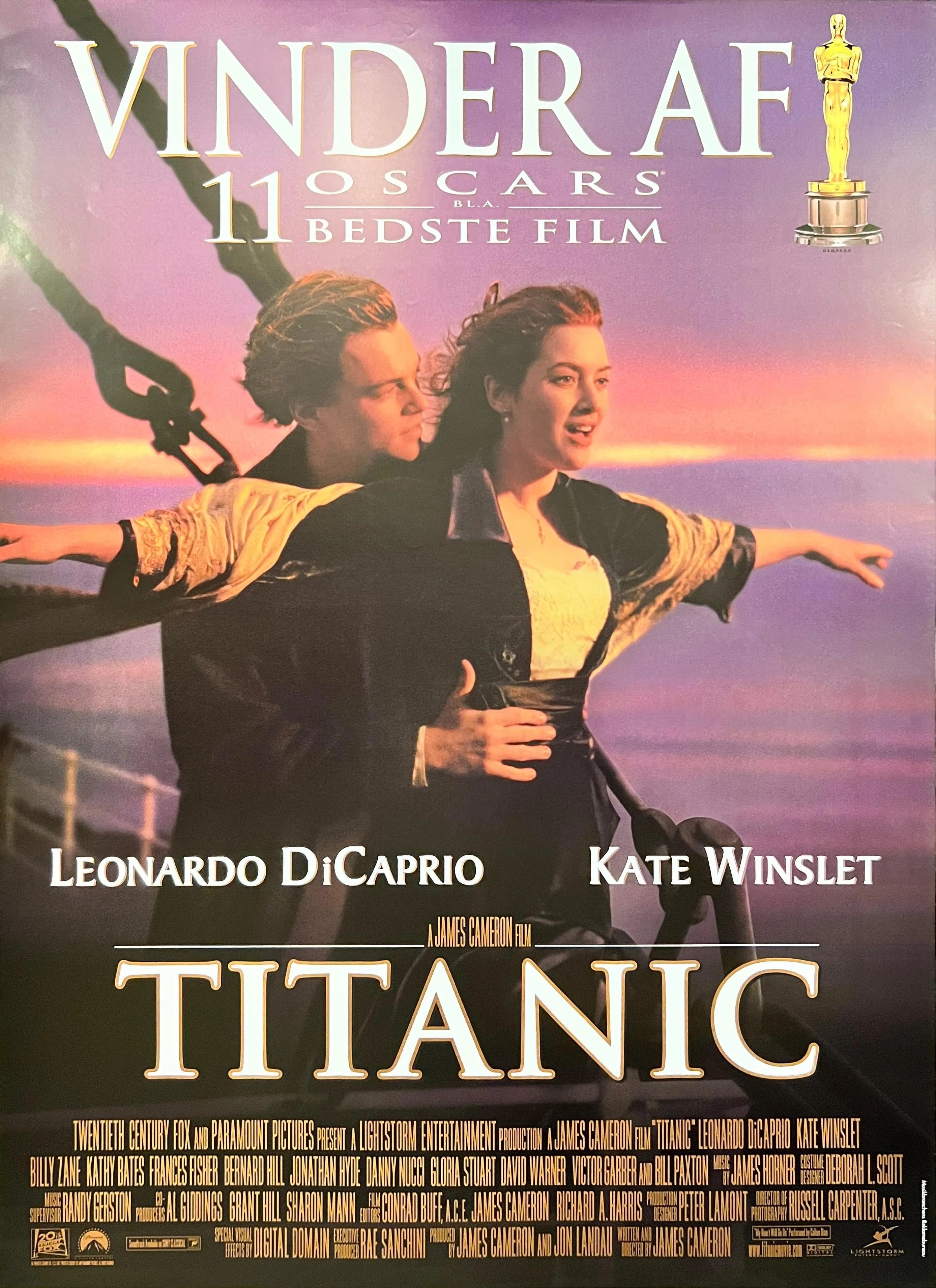 Poster of Titanic (1997) Remastered Dual Audio {Hindi-English}