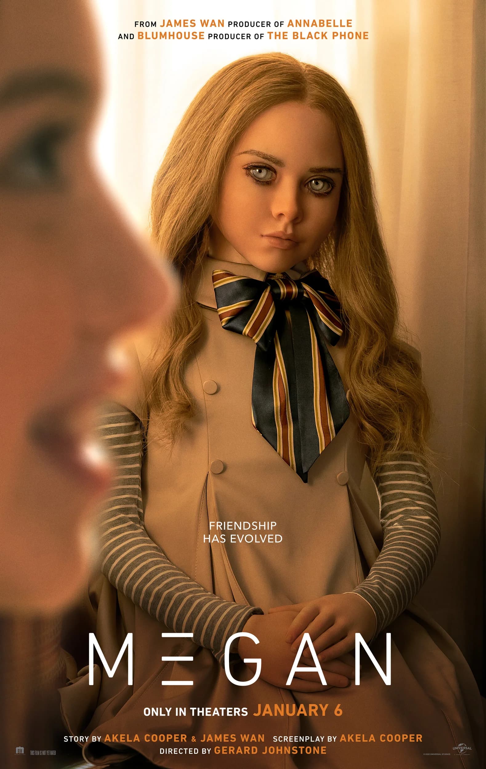 Poster of M3gan (2023) aka Megan WEB-DL Dual Audio {Hindi-English}