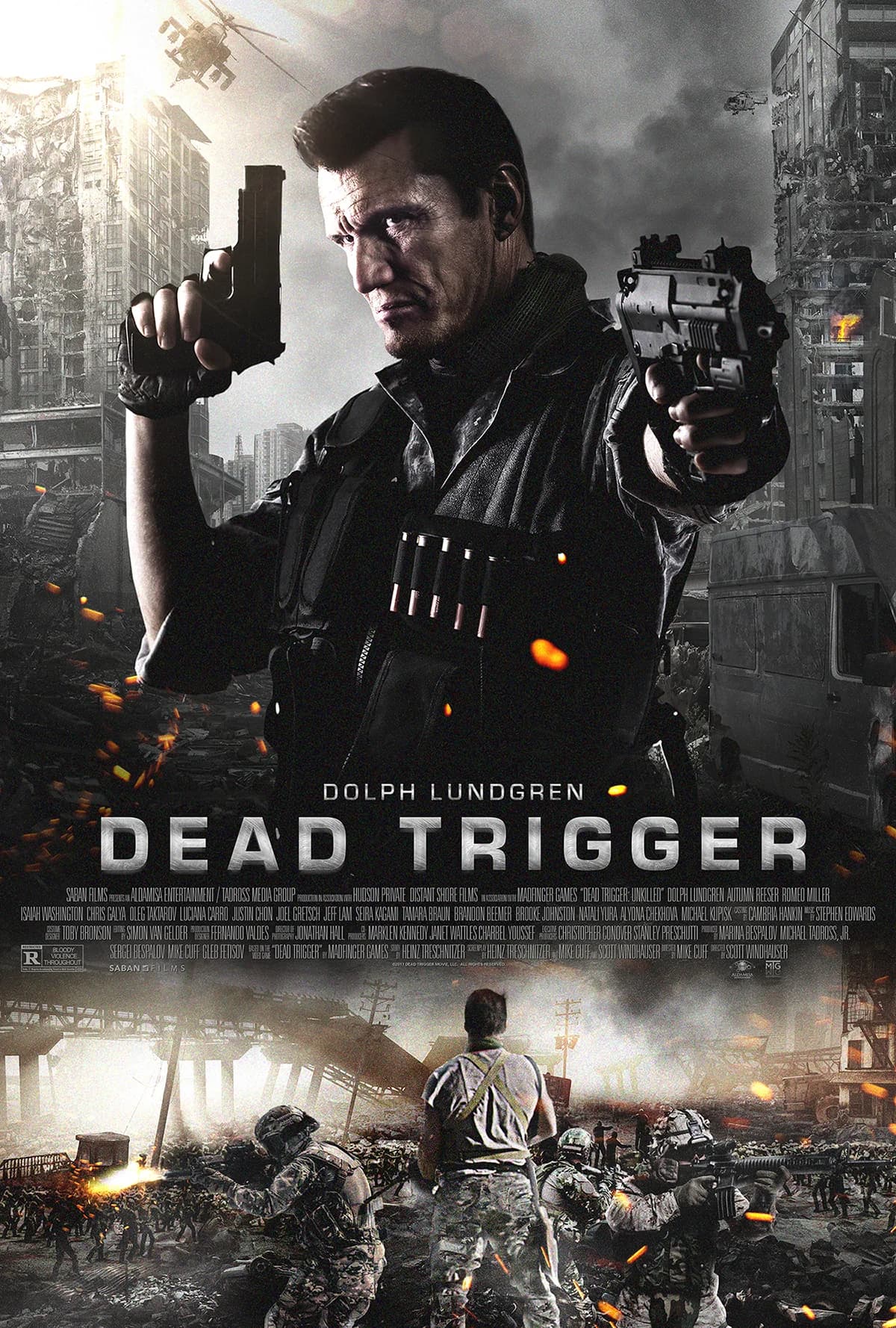 Poster of Dead Trigger (2017) 1080p 720p 480p Dual Audio [HINDI & ENGLISH]