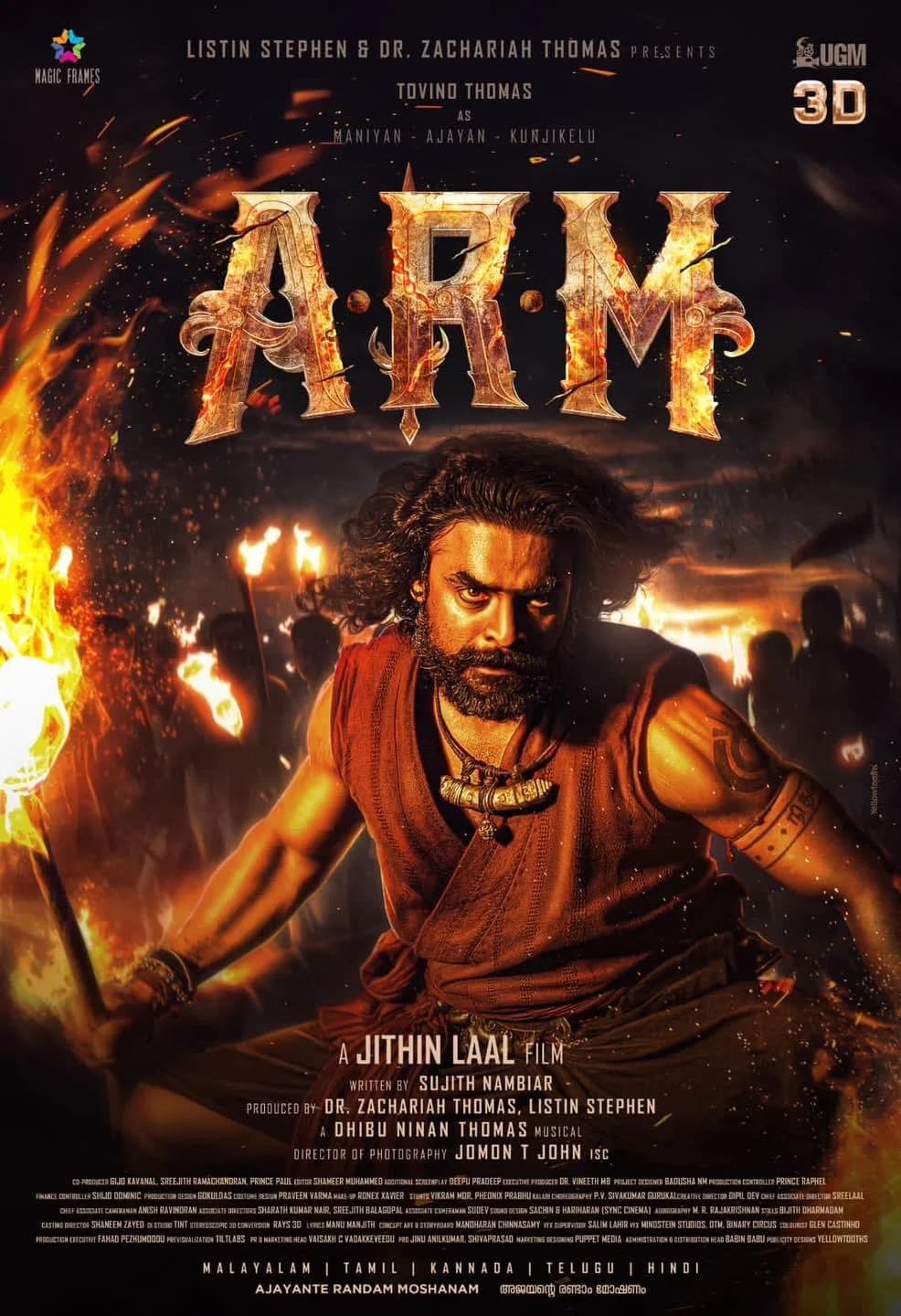 Poster of A.R.M {Hindi ORG – Malayalam} 2024 Full Movie