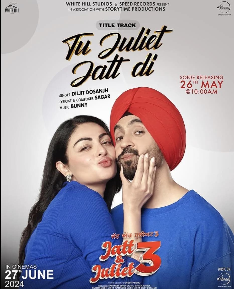 Poster of Jatt Juliet 3 (2024) Punjabi Full Movie