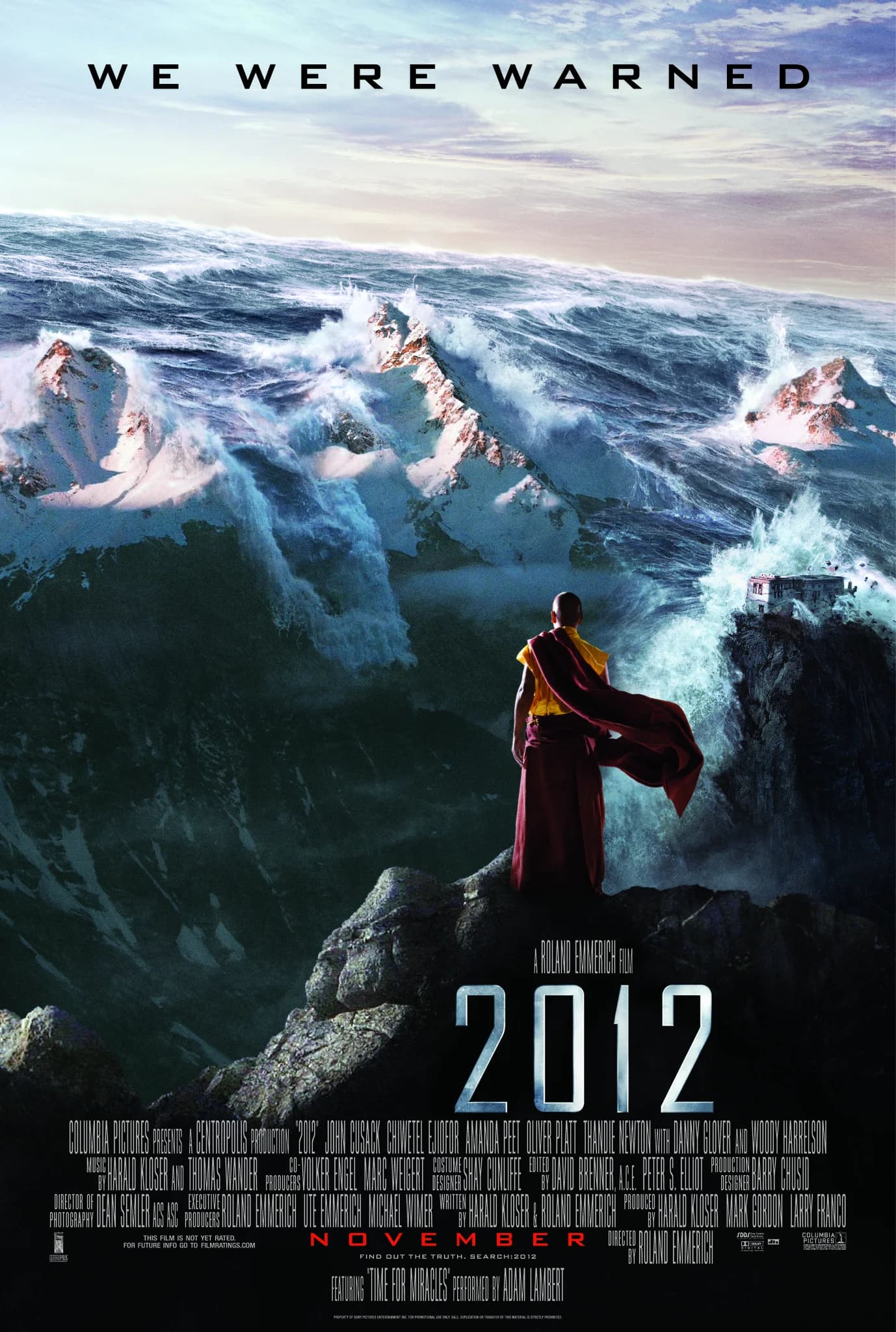 Poster of 2012 (2009) BluRay [Hindi (ORG 5.1) & English]