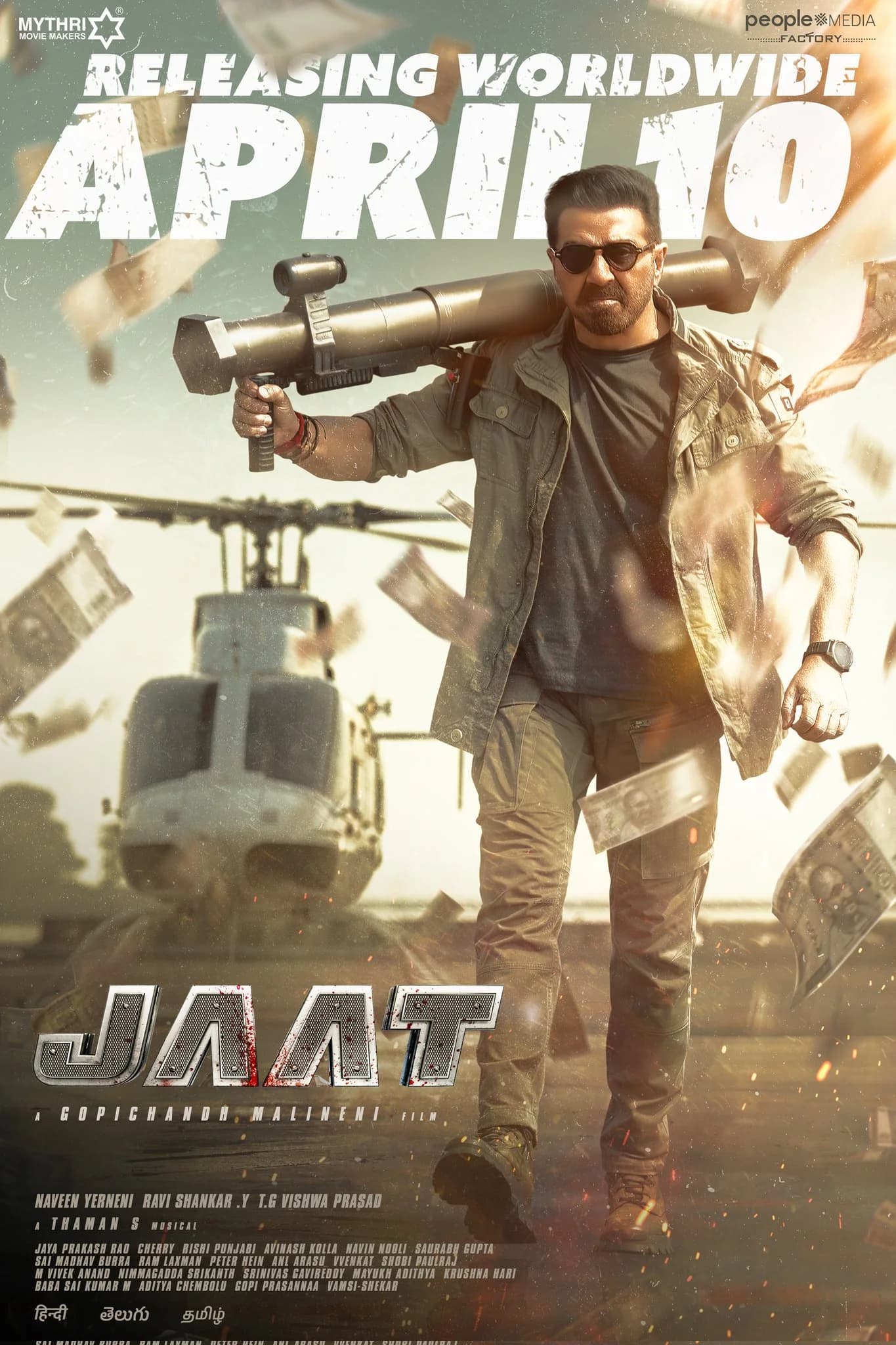 Poster of Jaat (2025) HDTC Hindi Full Movie