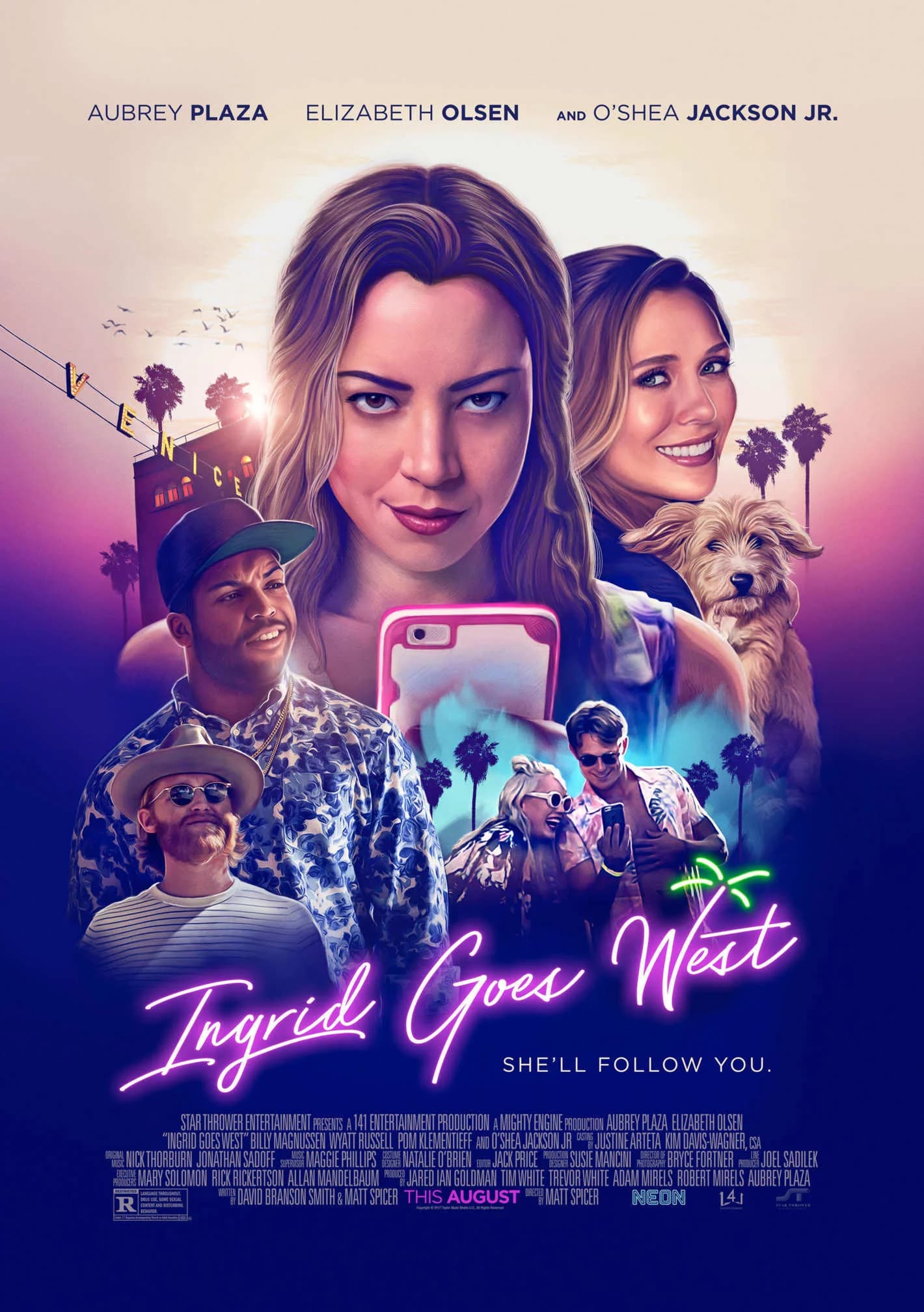 Poster of Ingrid Goes West (2017) BluRay [Hindi (ORG 5.1) & English]