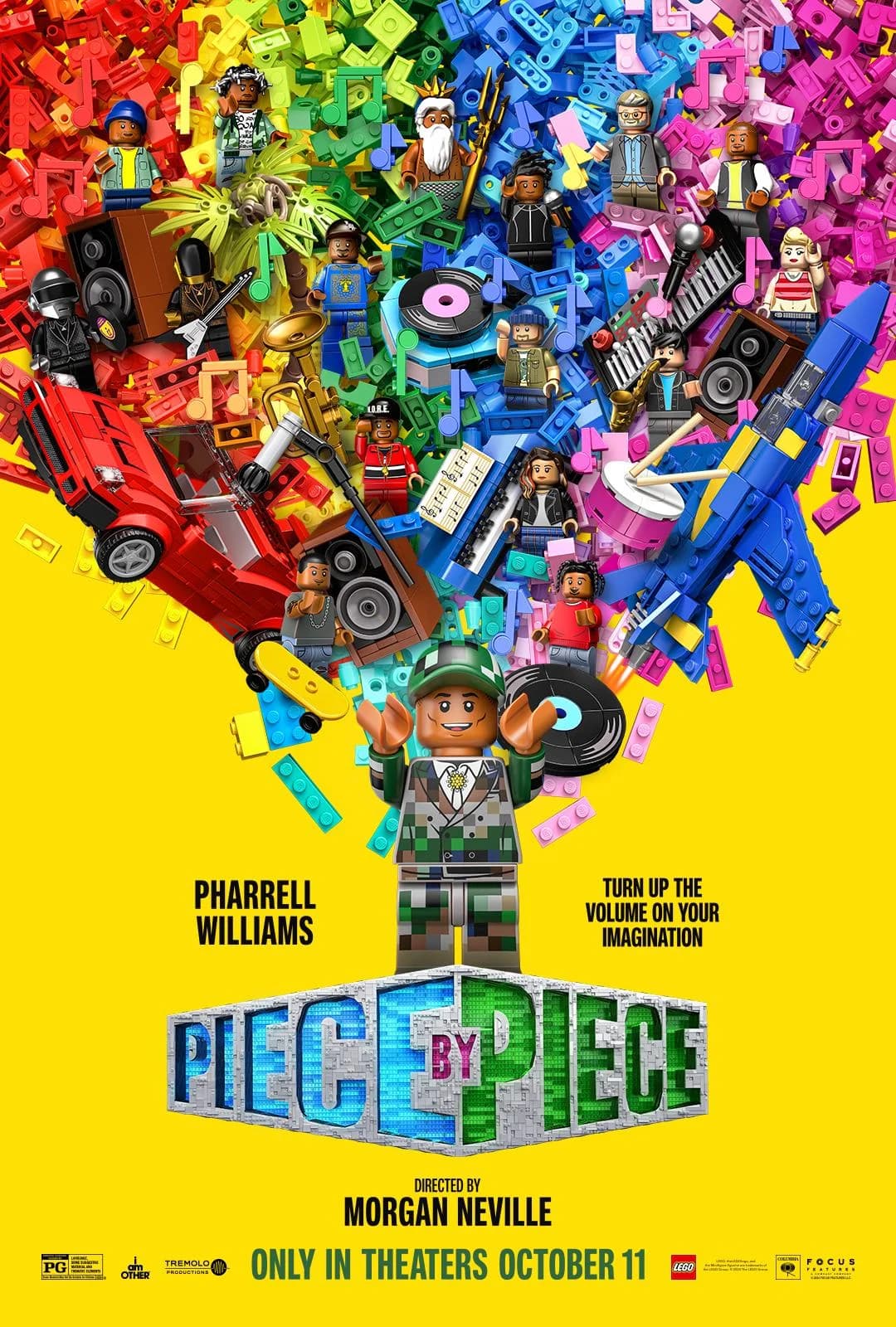 Poster of Piece by Piece (2024) Dual Audio {Hindi-English}