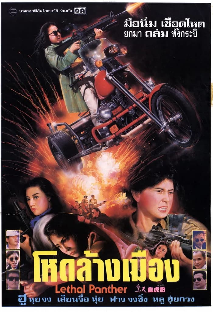 Poster of 18+ Lethal Panther (1990) BluRay Dual Audio [HINDI & CHINESE]