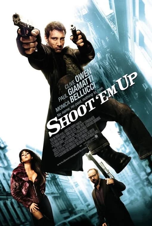 Poster of Shoot ‘Em Up (2007) BluRay [Hindi (ORG 5.1) & English]