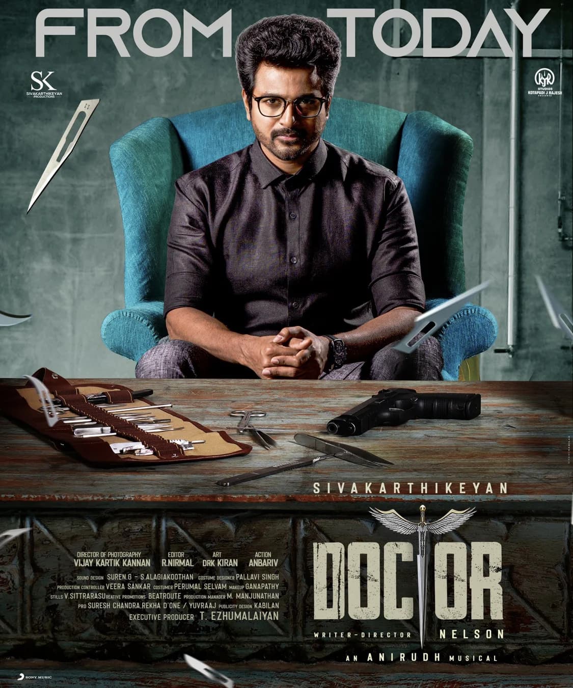 Poster of Doctor 2021 Hindi Dual Audio UNCUT