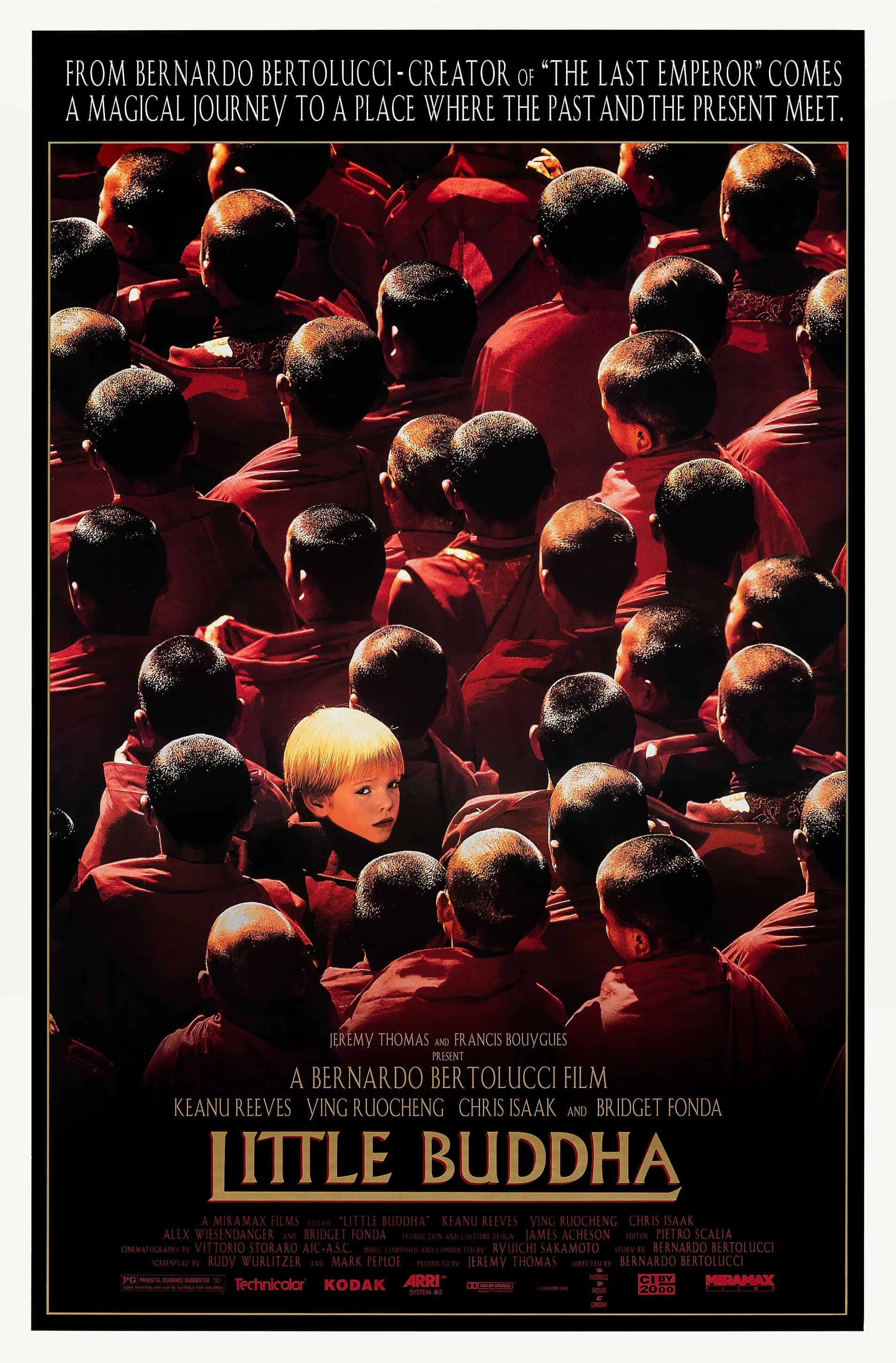 Poster of Little Buddha (1993) Dual Audio {Hindi-English}