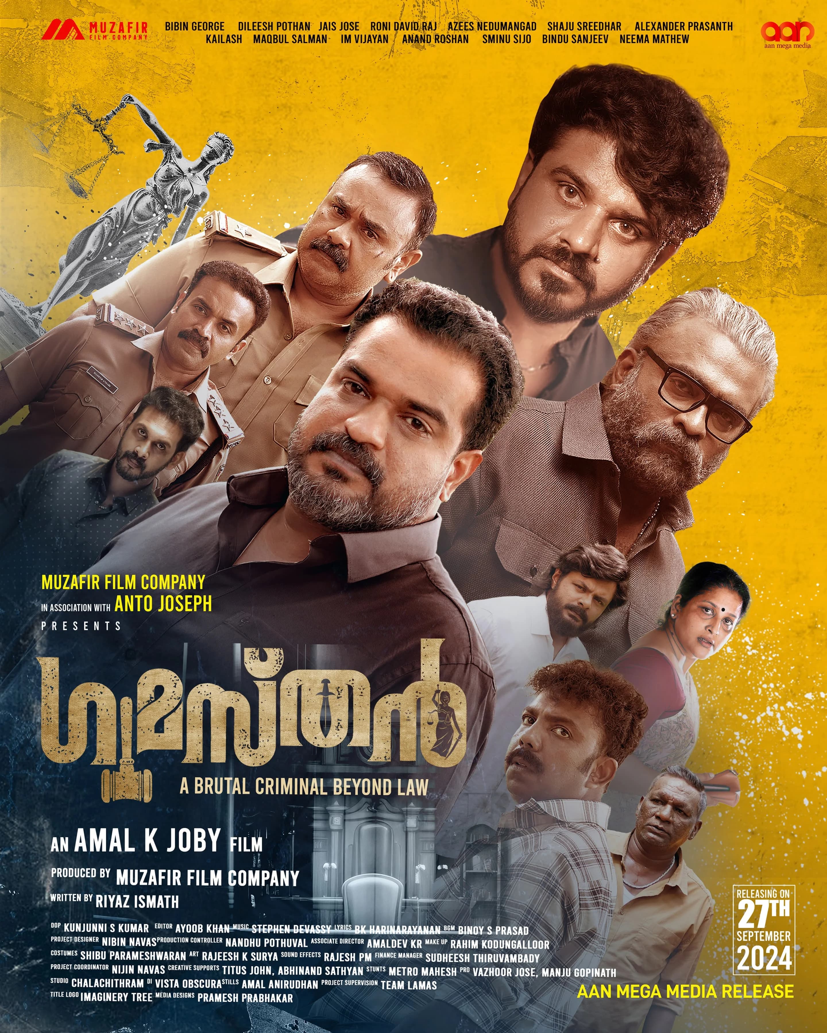 Poster of Gumasthan (2024) Dual Audio [Hindi + Malayalam]