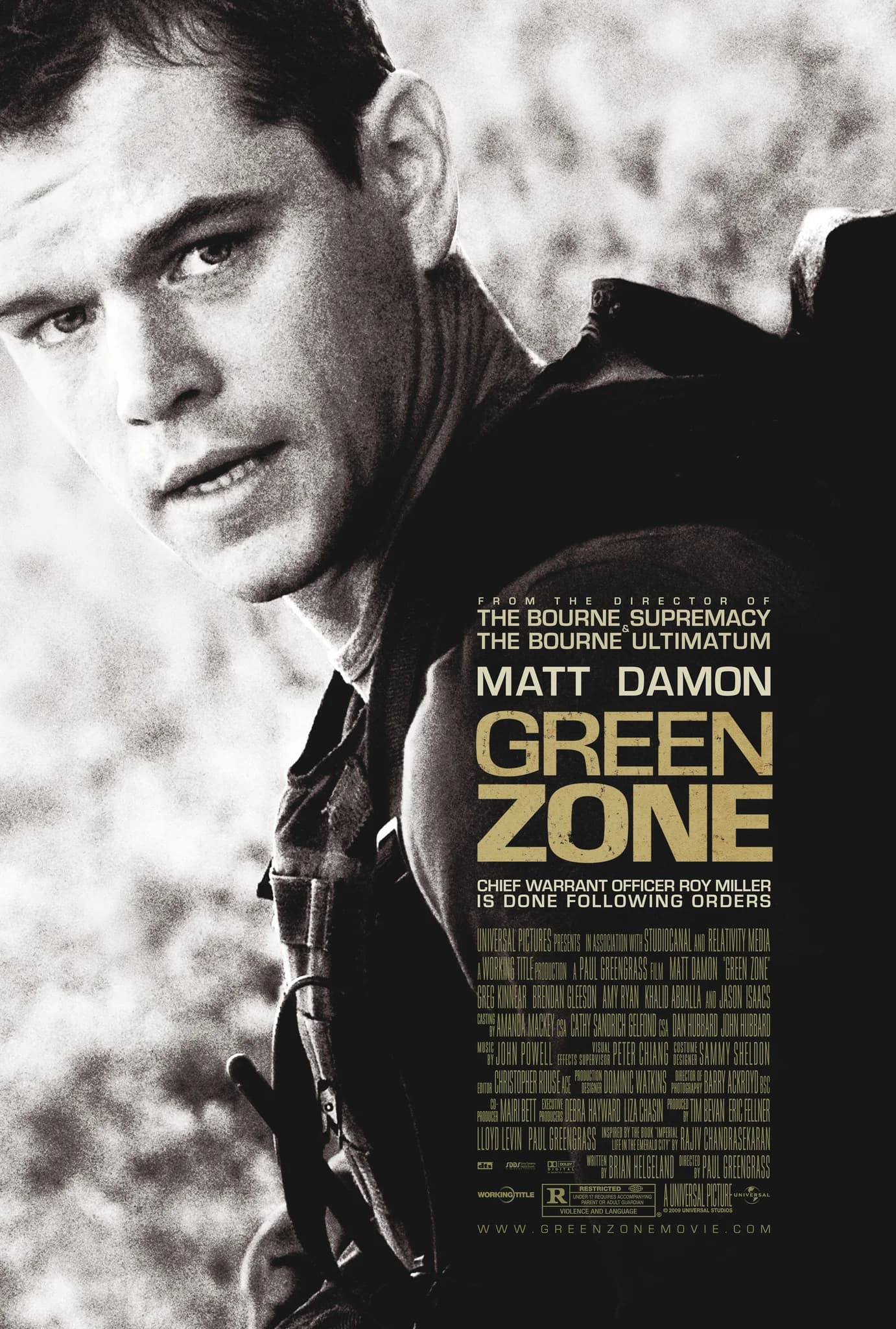 Poster of Green Zone (2010) BluRay [Hindi (ORG 5.1) & English]