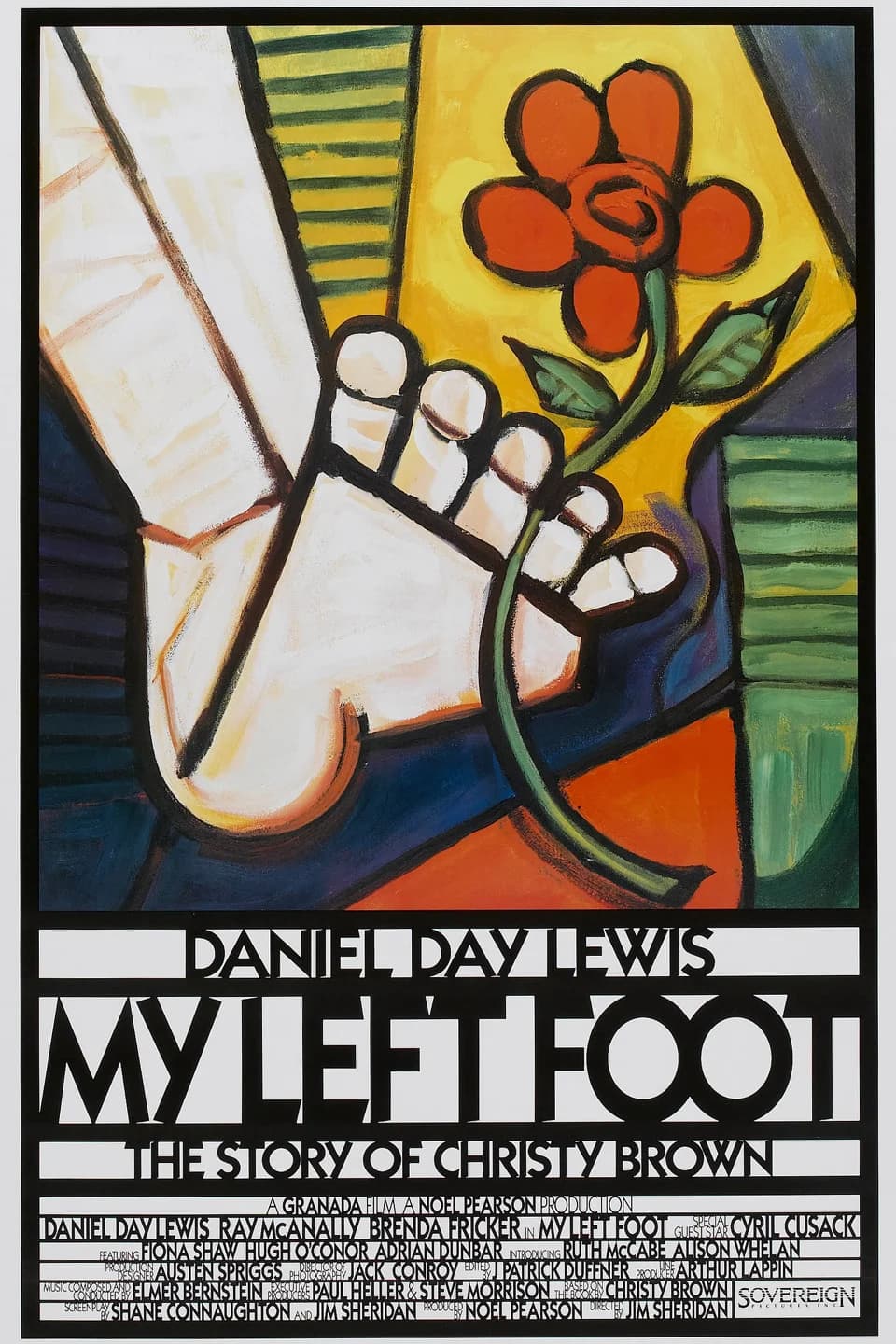 Poster of My left foot (1989) Bluray 480p 720p