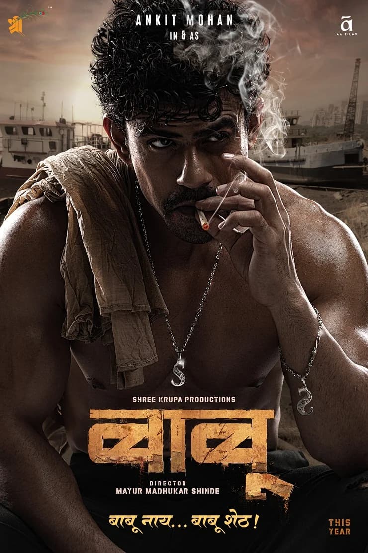 Poster of Babu (2024) Dual Audio [Hindi DD2.0 + Marathi DD5.1]