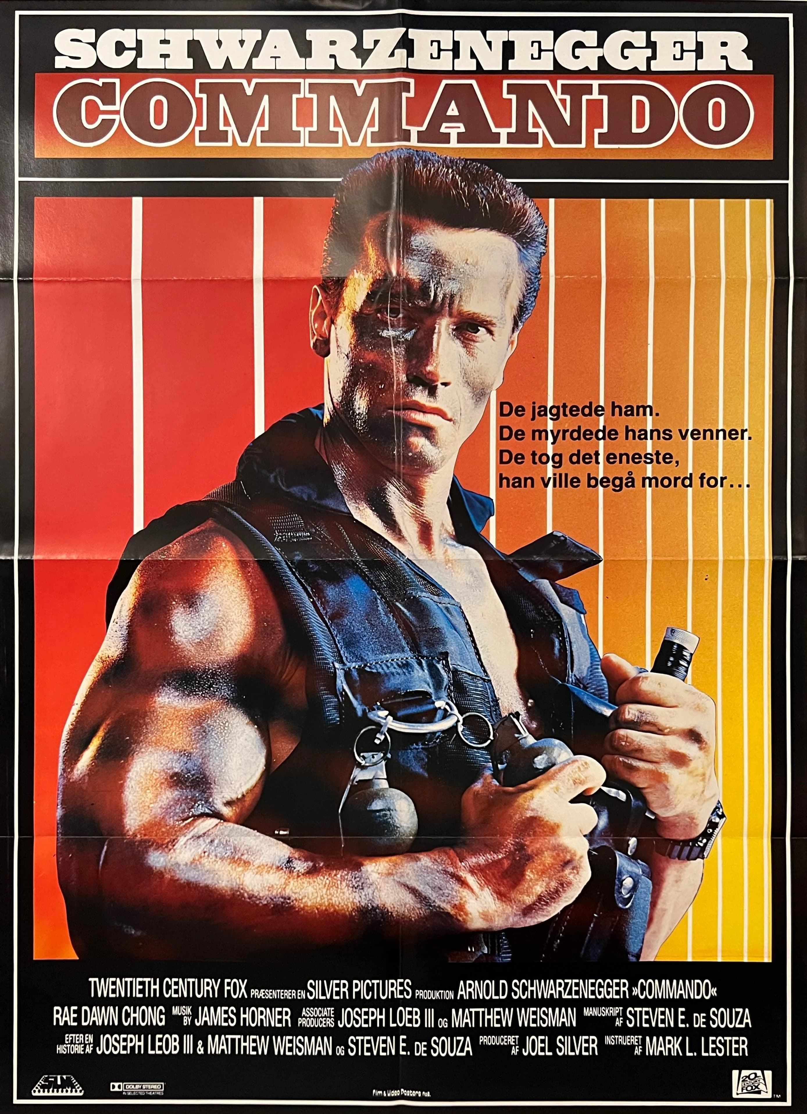Poster of Commando (1985) BluRay 1080p 720p 480p Dual Audio [HINDI & ENGLISH]