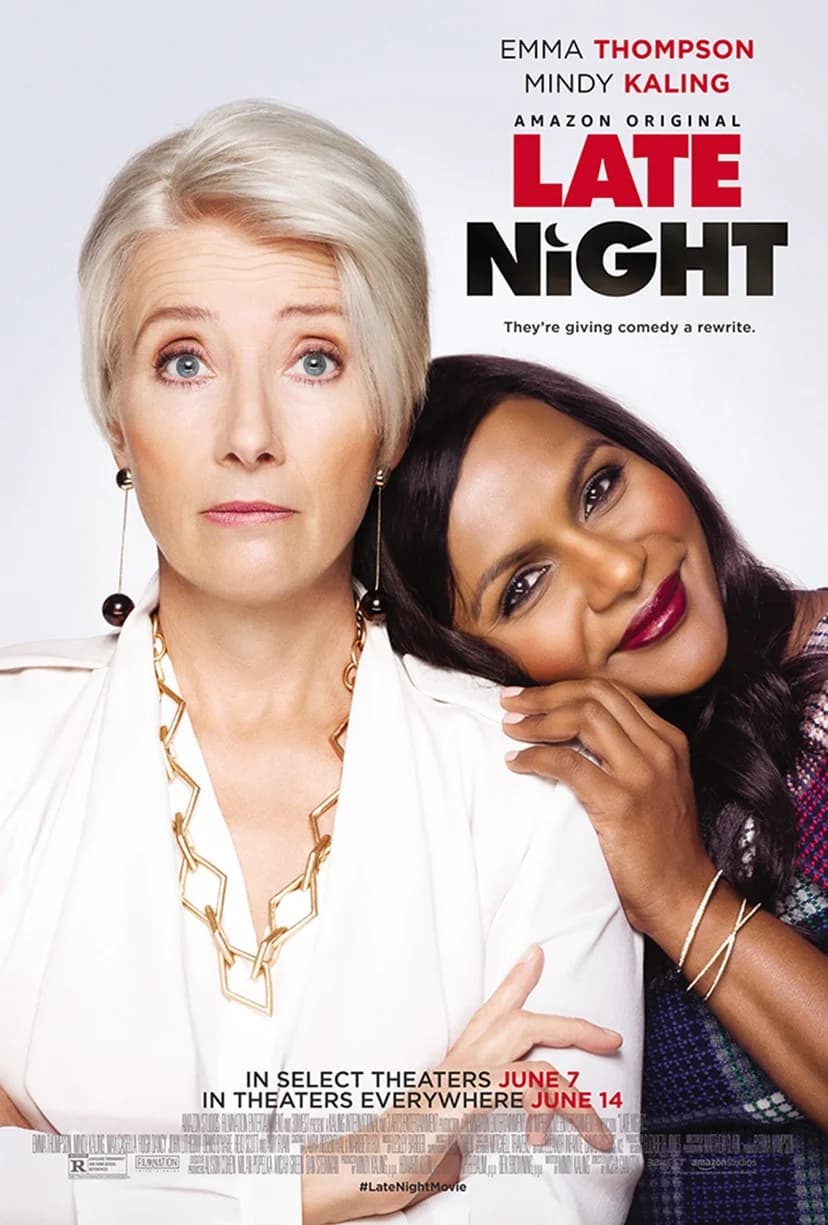 Poster of Late Night (2019) BluRay [Hindi (ORG 5.1) & English]